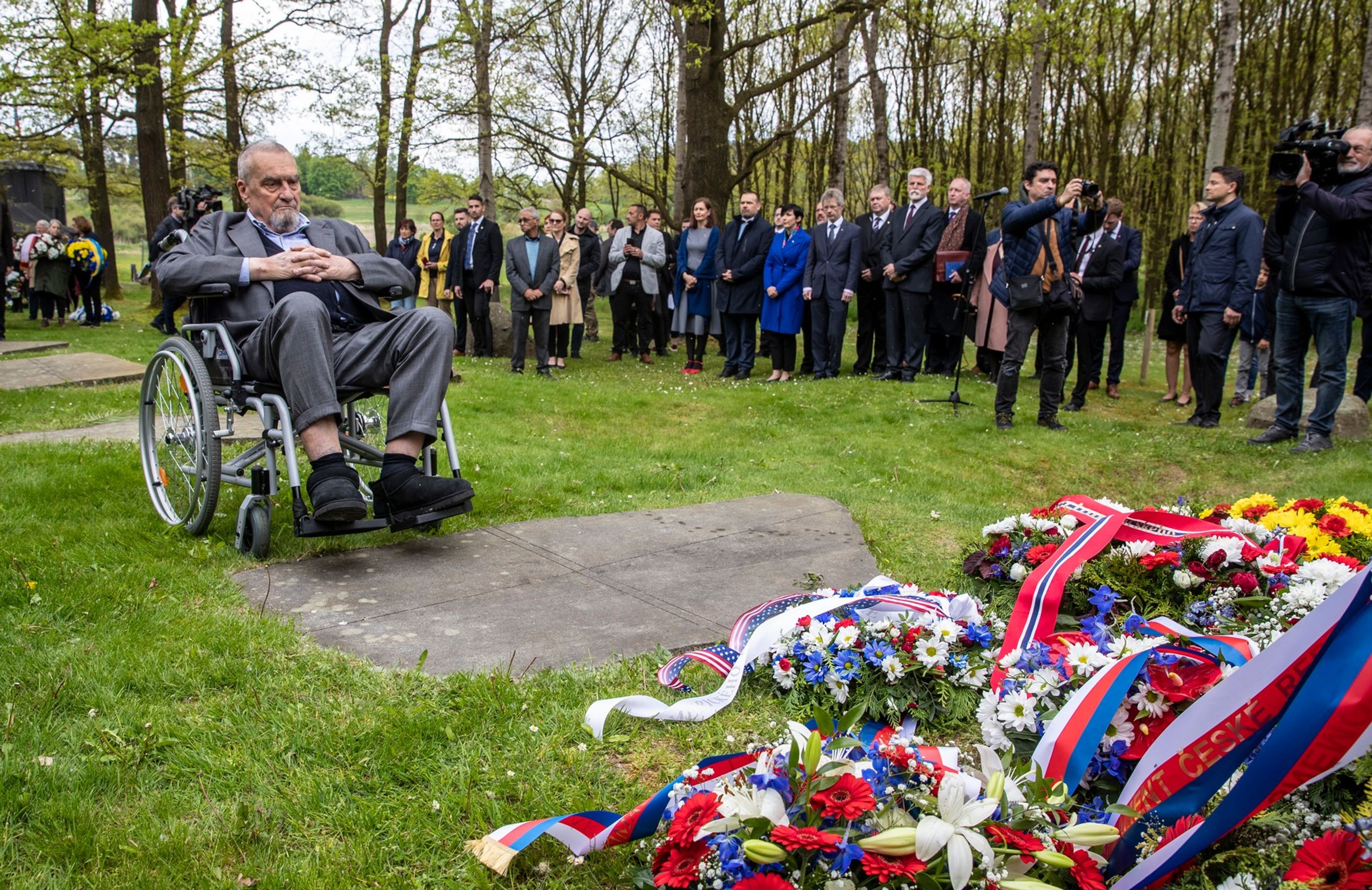 Karel Schwarzenberg, 14. 5. 2023 uctění památky obětí protektorátního tábora v Letech u Písku - Karel Schwarzenberg (2/15)