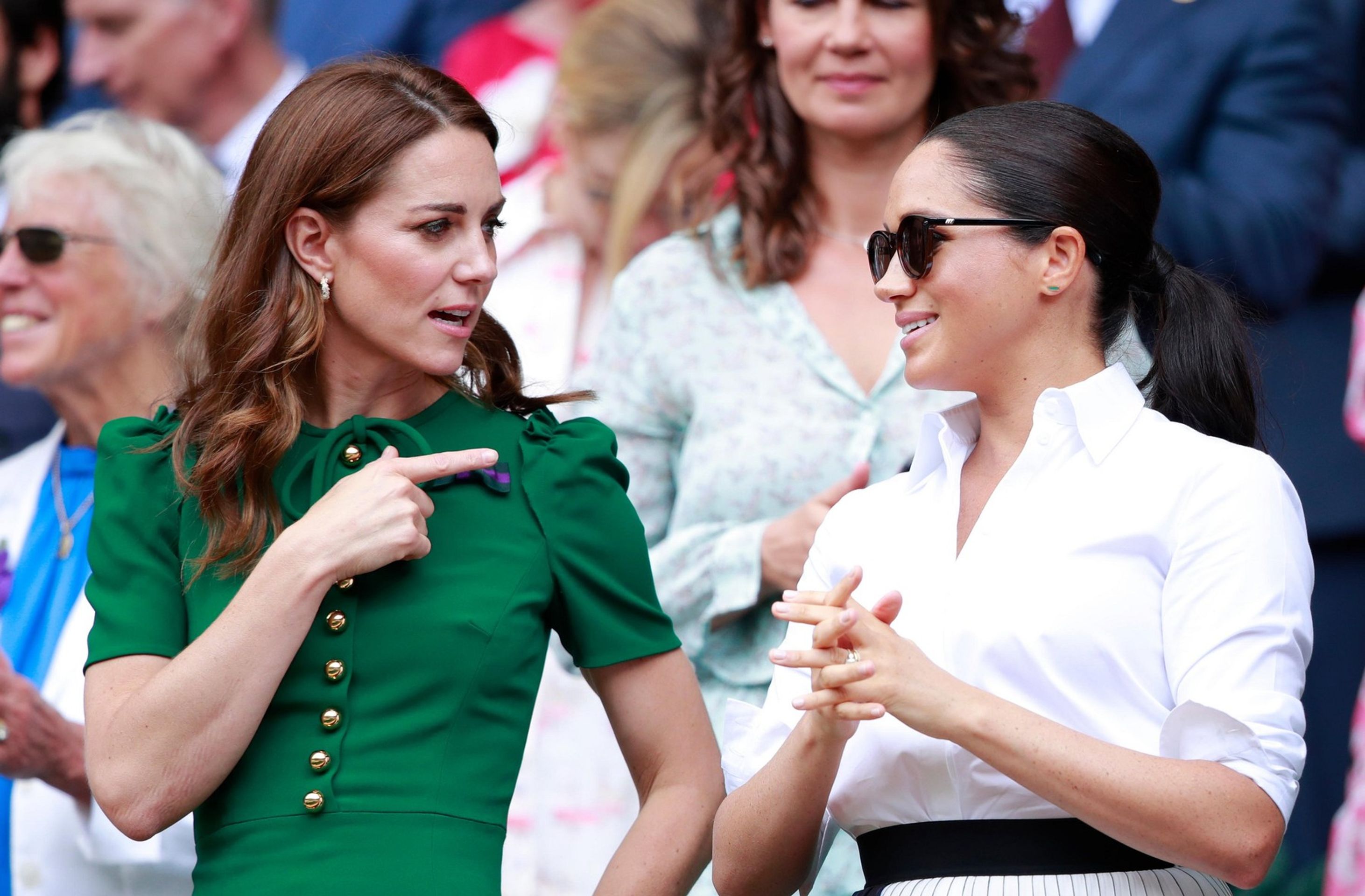 Kate Middleton a Meghan Markle, 13. 7. 2019 Wimbledon Championships (3) - Kate Middleton a Meghan Markle (2/10)
