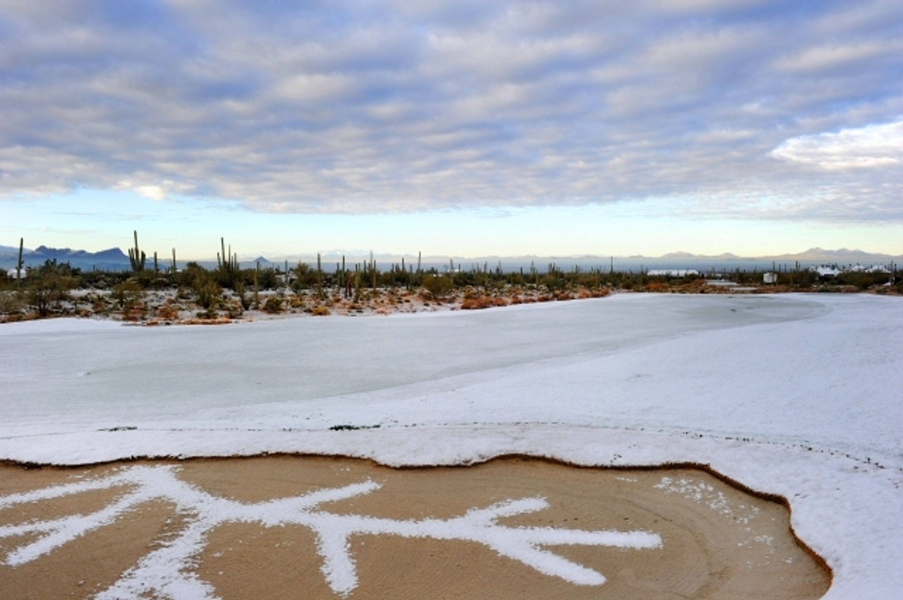 Woods a spol. hráli golf na sněhu - 6 - GALERIE: Woods a spol. hráli golf na sněhu (6/11)