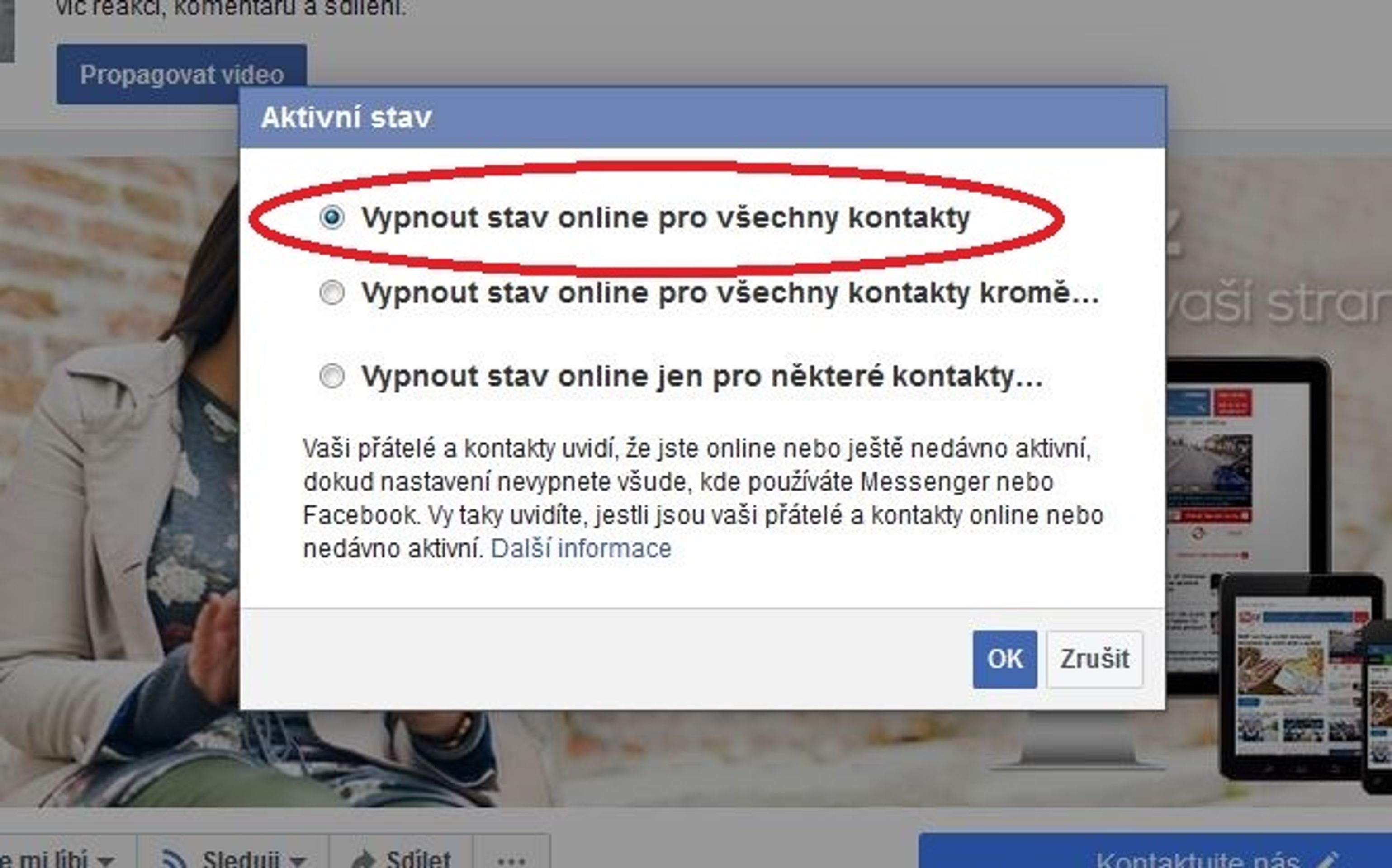 Jak skrýt viditelnost na Messengeru a Facebooku - 6 - GALERIE: Jak skrýt viditelnost na Messengeru a Facebooku (6/6)