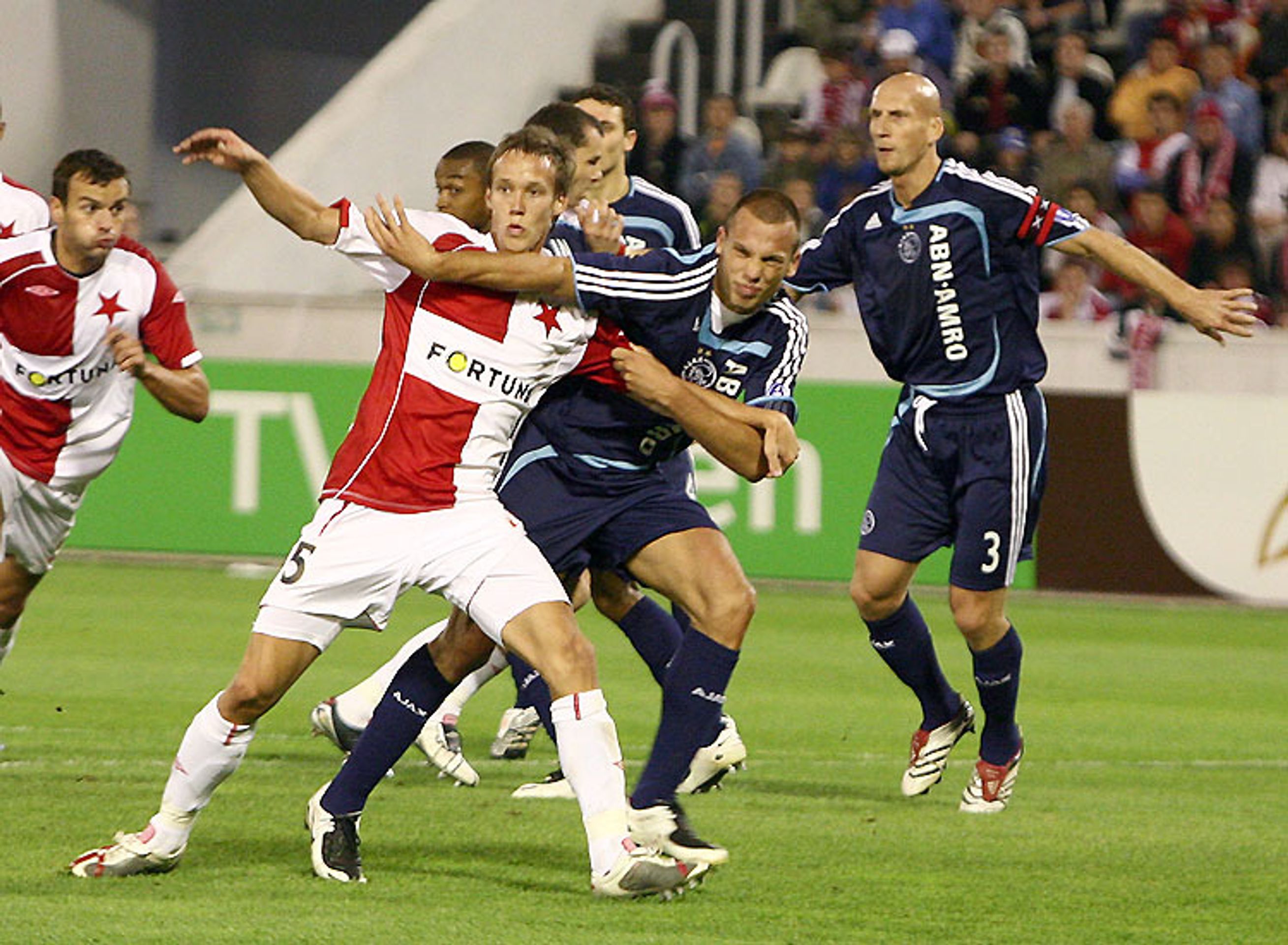 SLAVIA PRAHA - AJAX AMSTERDAM - 3. předkolo LM: Slavia - Ajax online (1/4)