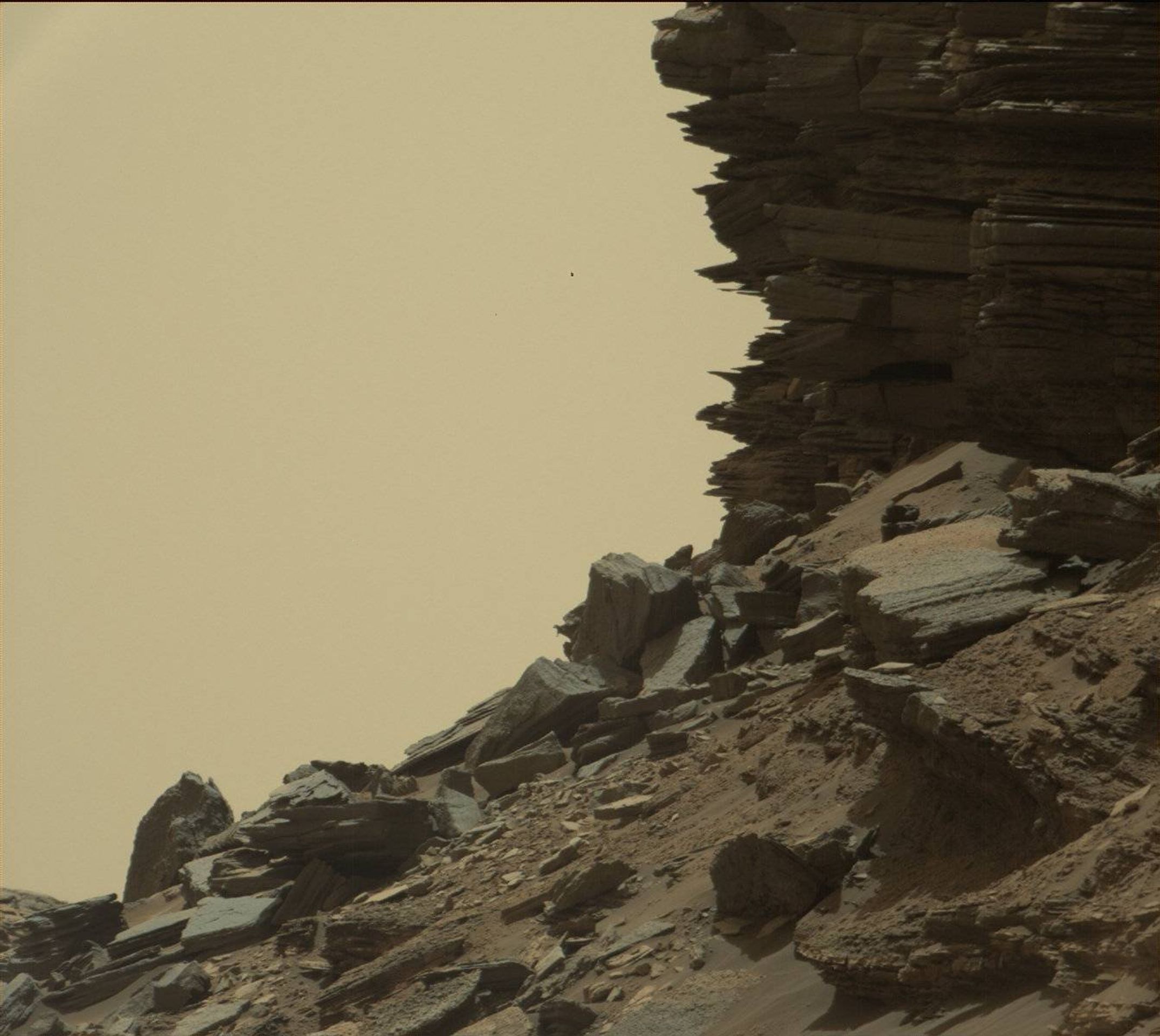 Písečné formace u Mount Sharp na Marsu - GALERIE: Úžasné snímky písečných formací na Marsu (4/5)