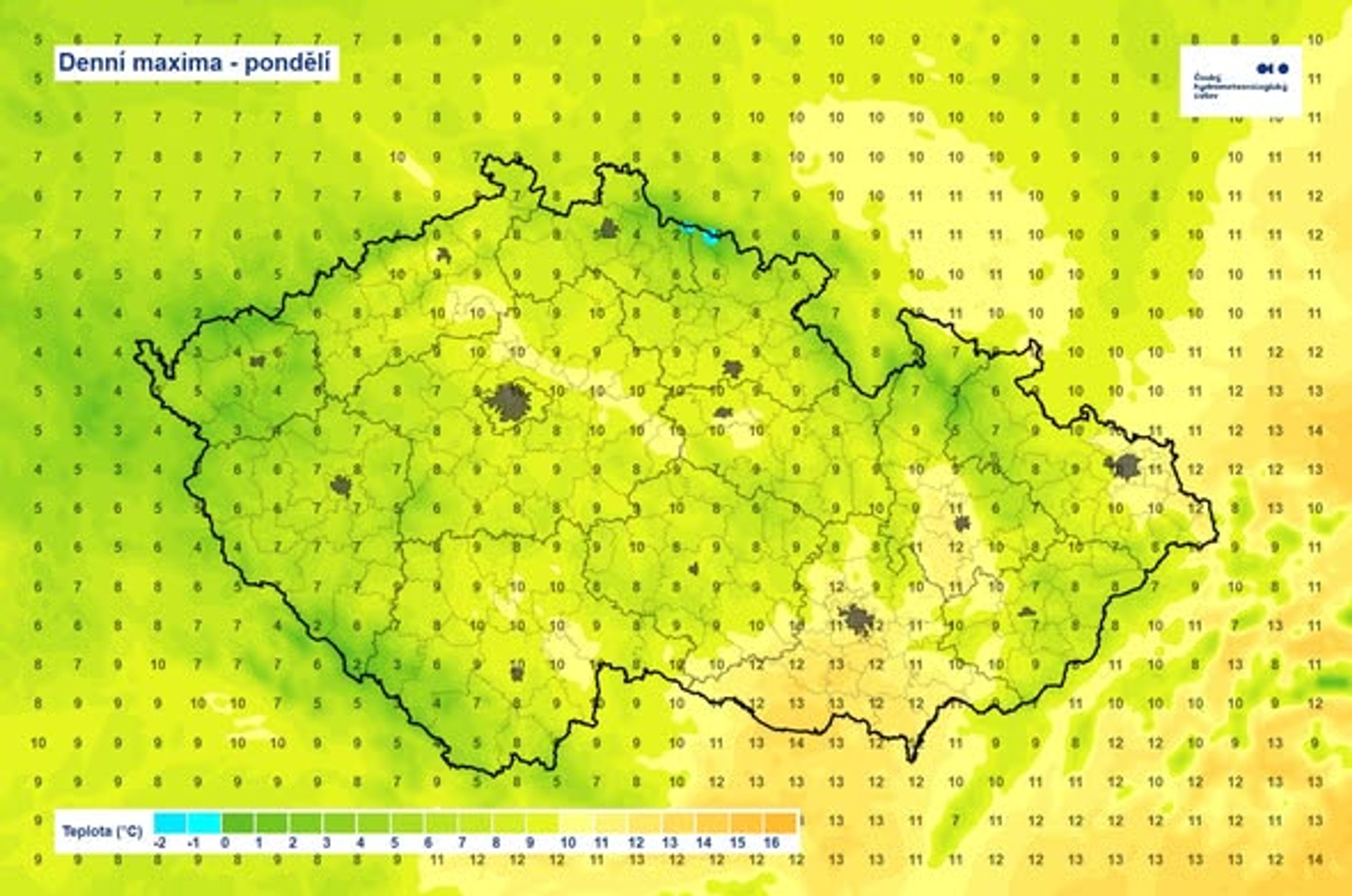 Počasí podle ČHMÚ - Počasí podle ČHMÚ (3/3)