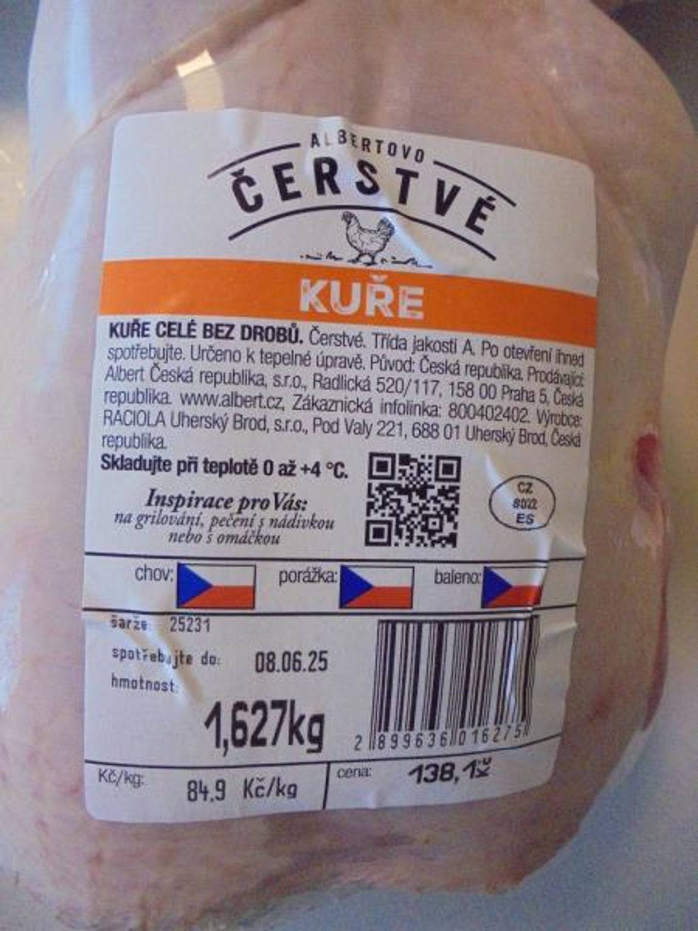 KUŘE CELÉ BEZ DROBŮ - Závadné potraviny (4/10)