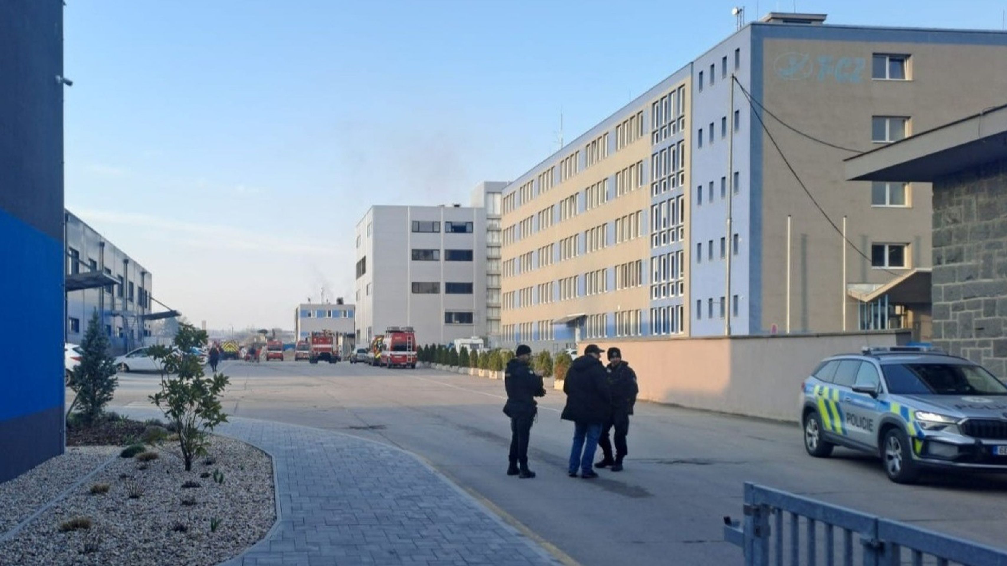 Velký požár v Pardubicích - Požár haly v Pardubicích (9/10)