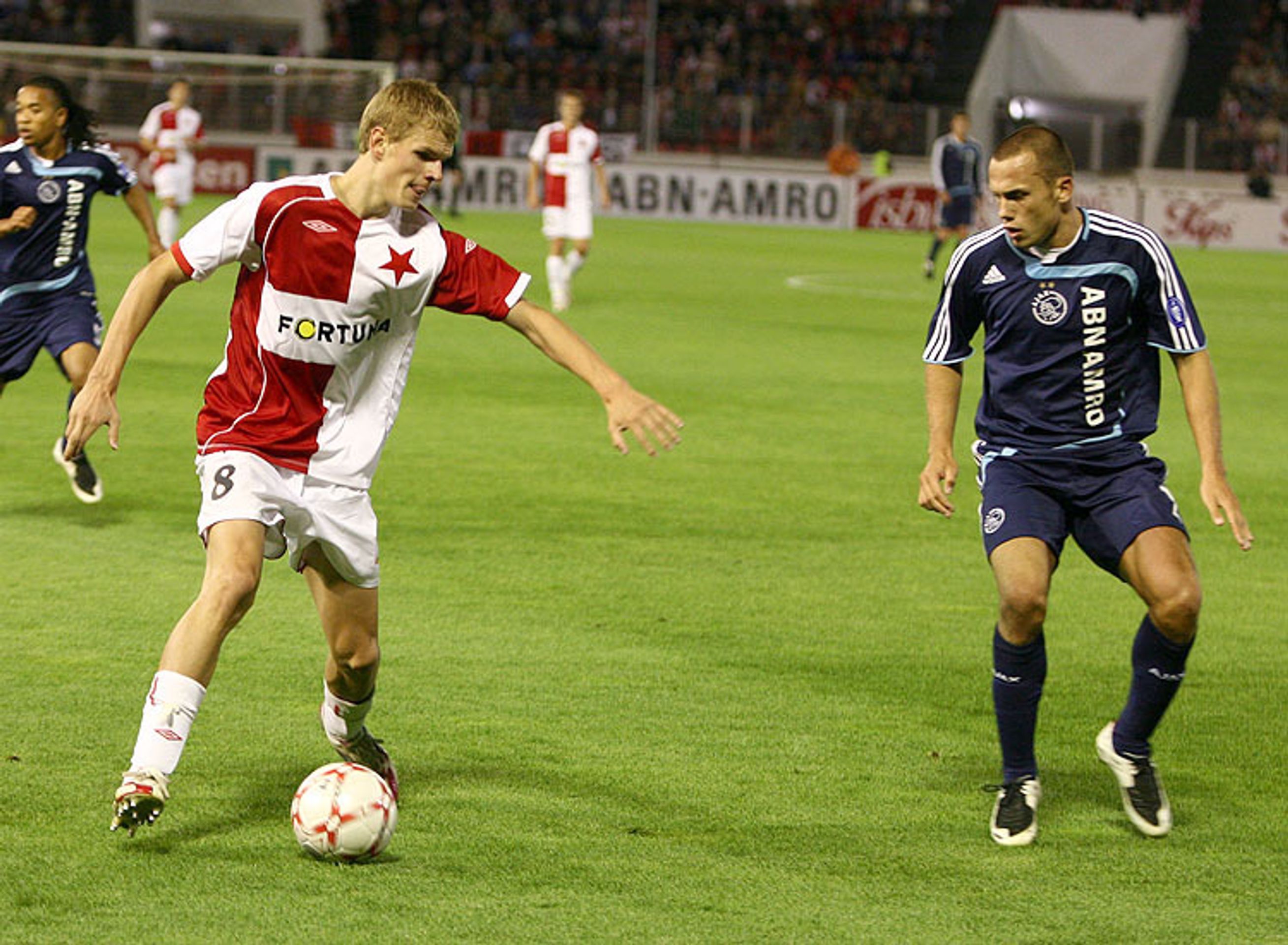 SLAVIA PRAHA - AJAX AMSTERDAM - 3. předkolo LM: Slavia - Ajax online (4/4)