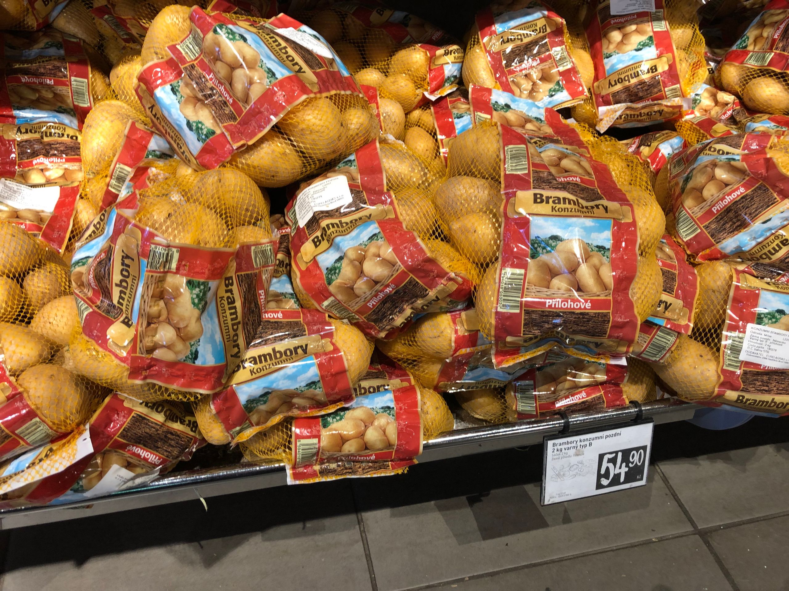 Velký test brambor - Billa - GALERIE: Velký test brambor z českých supermarketů (5/8)