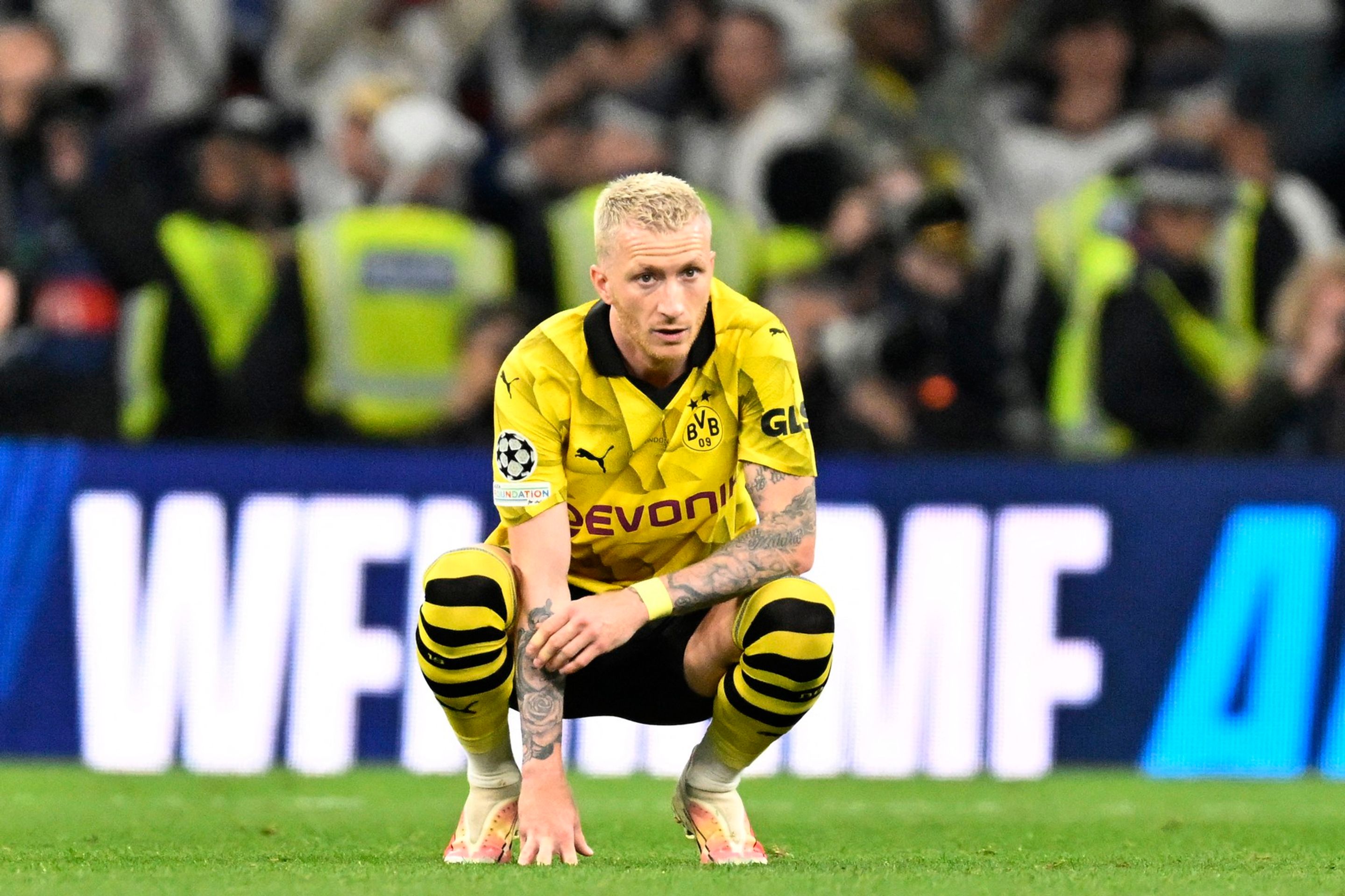 Zklamaný Marco Reus po finále Ligy mistrů  - Finále Ligy mistrů 2024 (8/11)