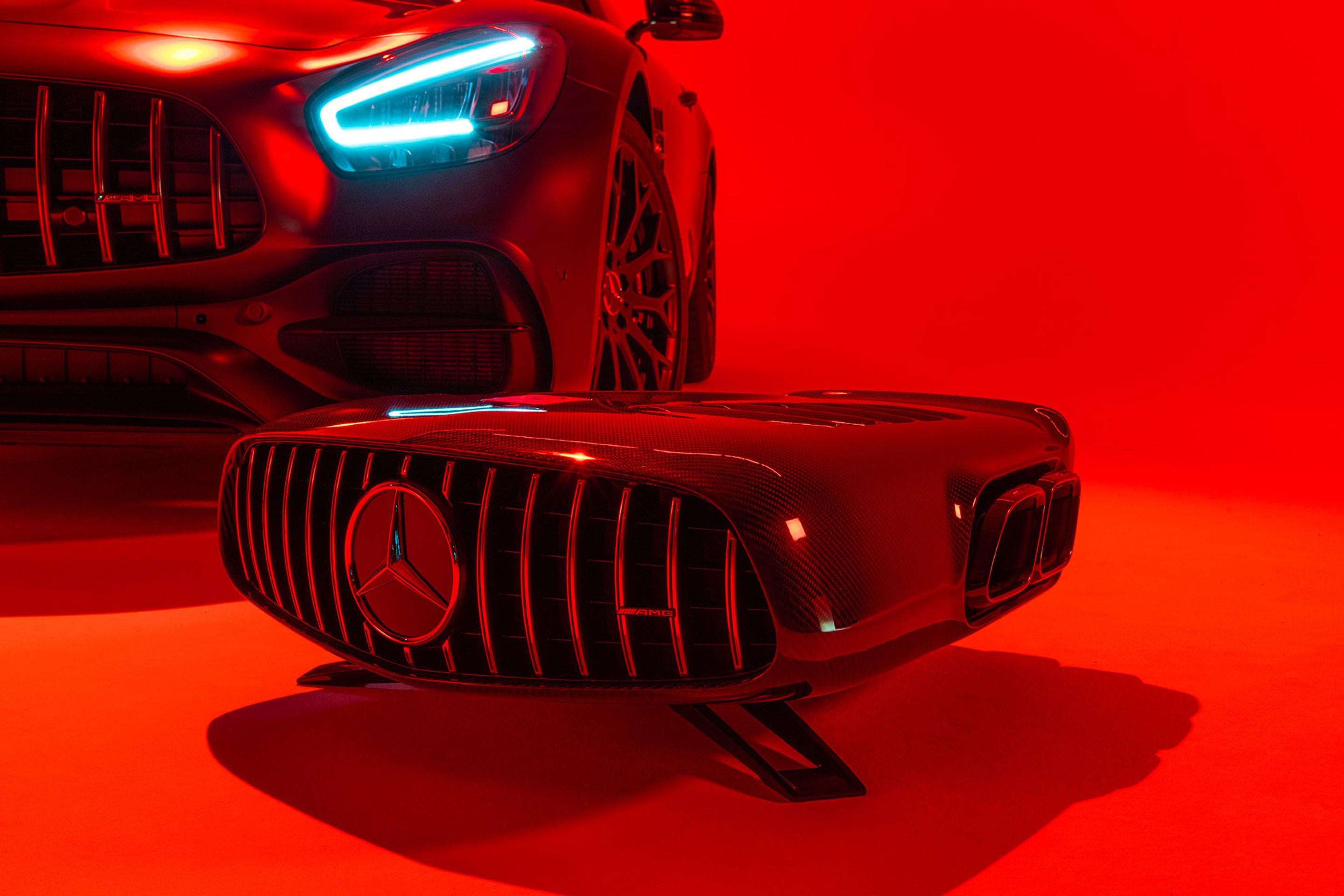Reproduktor vyrobený ve stylu Mercedes-AMG GT - Domácí reproduktor ve stylu Mercedes-AMG GT (3/6)