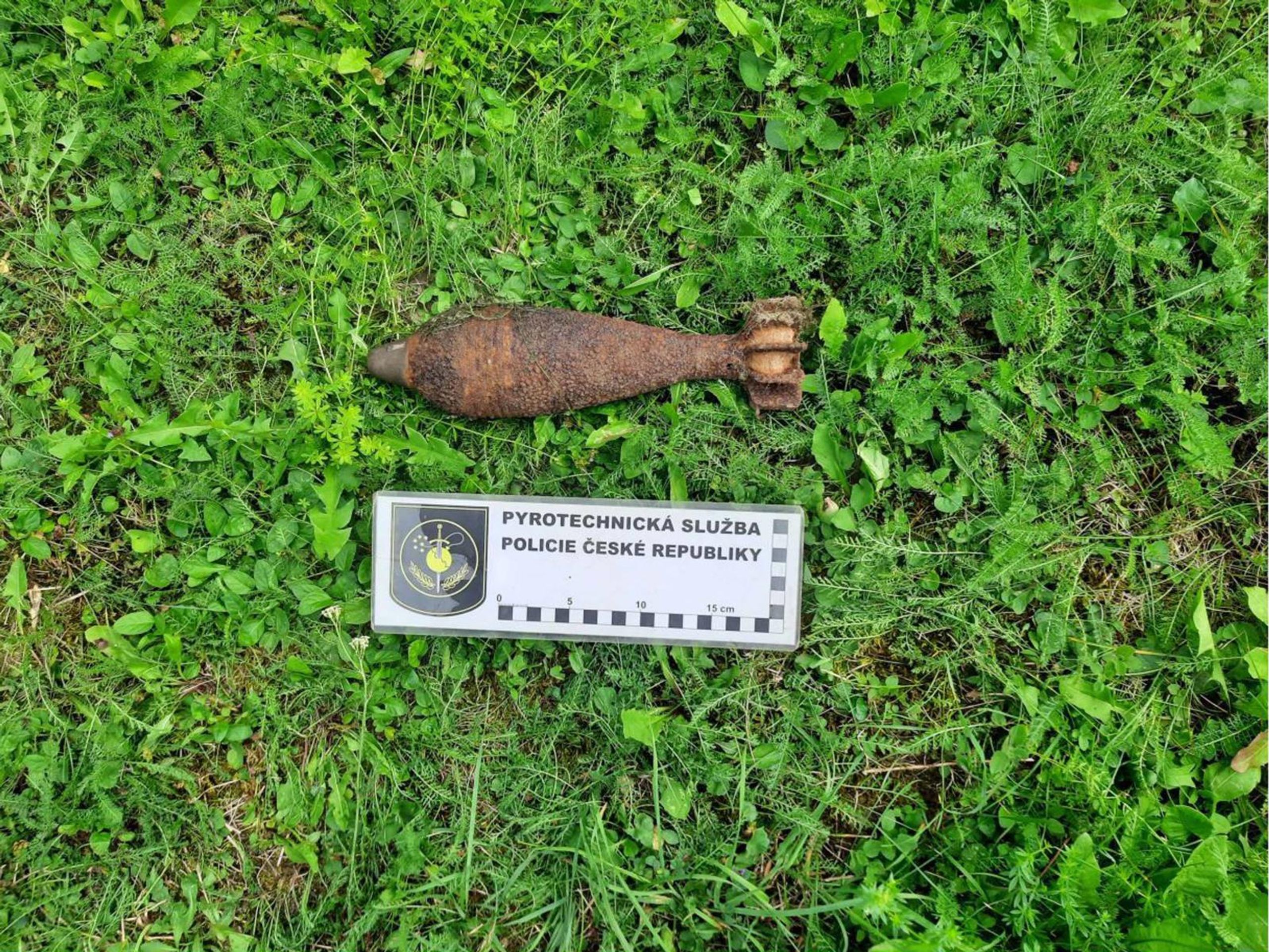 Nález nevybuchlé munice (1) - Nález nevybuchlé munice (1/4)