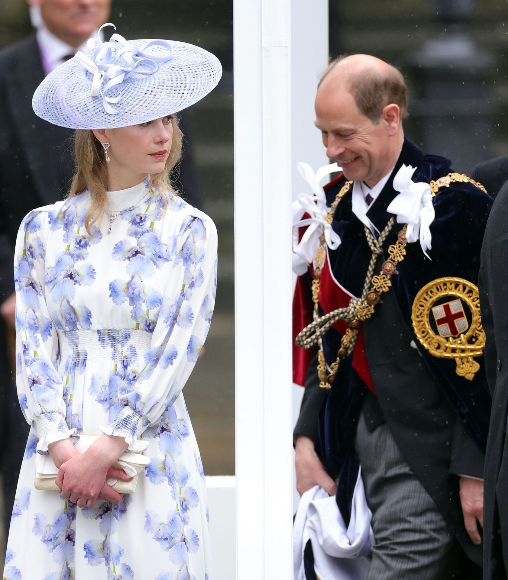 Princ Edward a jeho dcera Lady Louise na korunovaci krále Karla III. - Princ Edward (6/8)