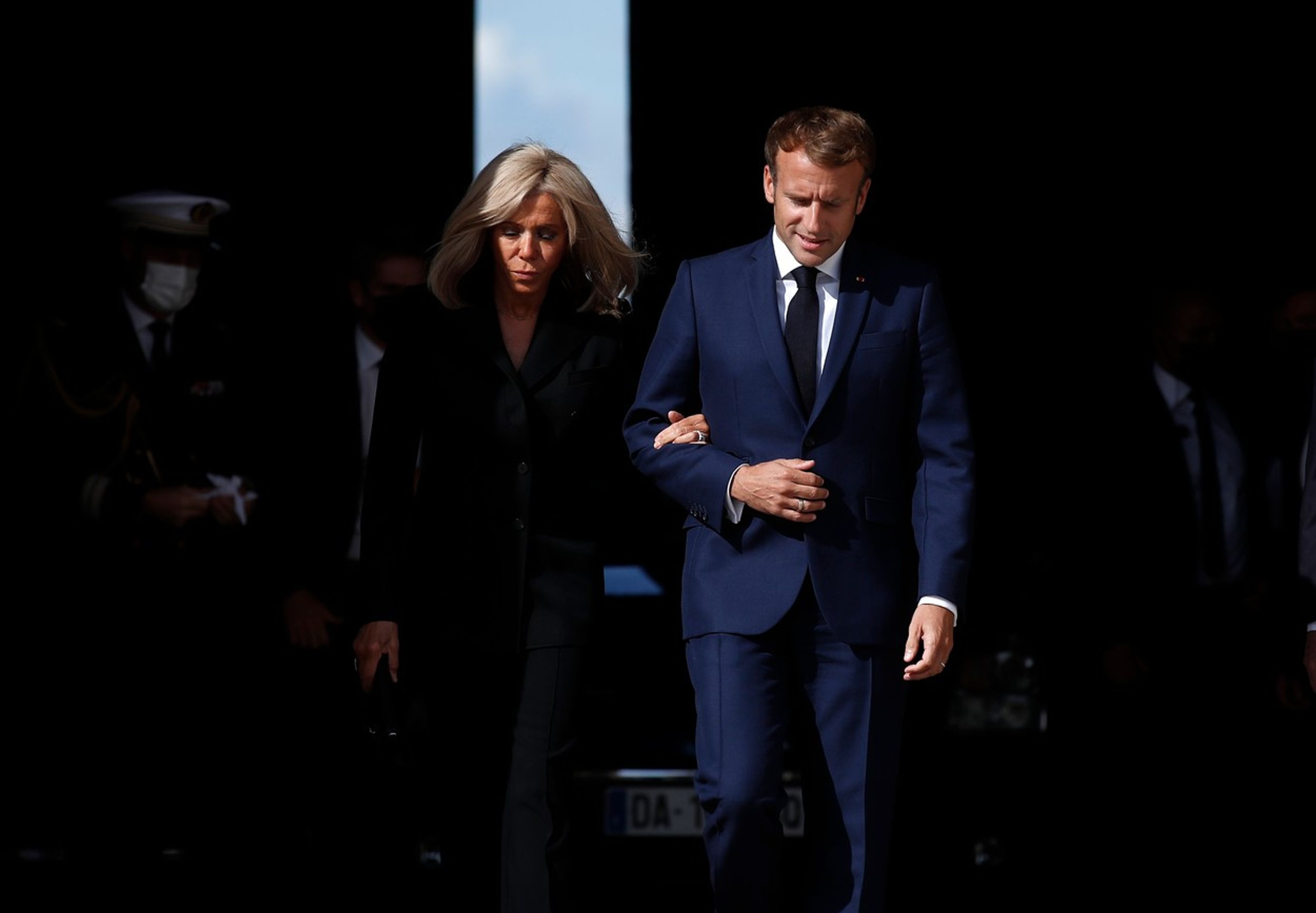 Rozloučení s Jeanem-Paulem Belmondem - Emmanuel Macron - Francie se loučí s Jeanem-Paulem Belmondem (3/6)