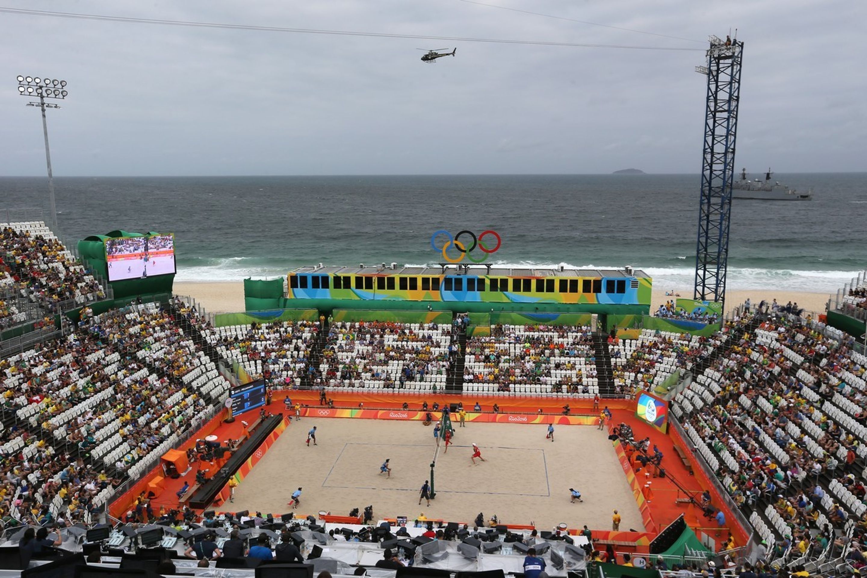 Plážový volejbal v Riu - GALERIE: Sportoviště na OH v Londýně a v Riu (4/6)