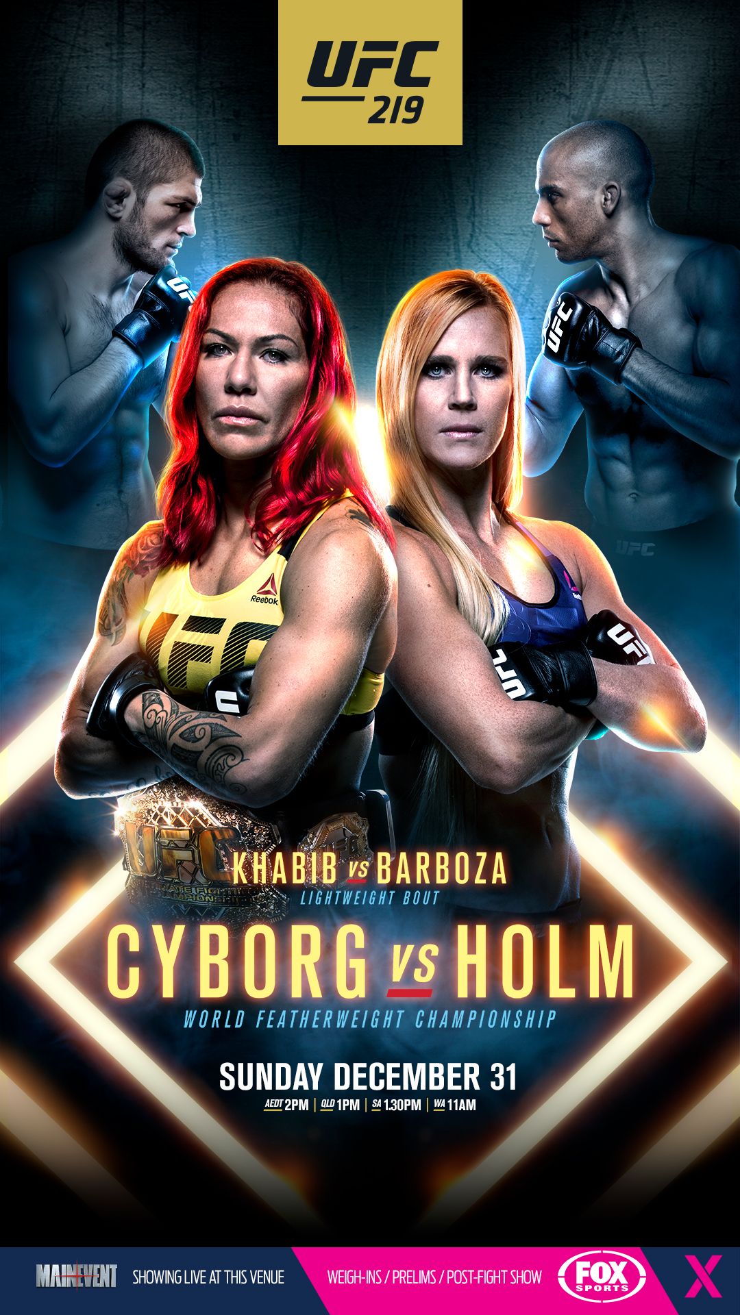 ufc 219 cyborg vs holm - GALERIE: NHL na stadionu Yankees: Devils - Rangers (19/22)