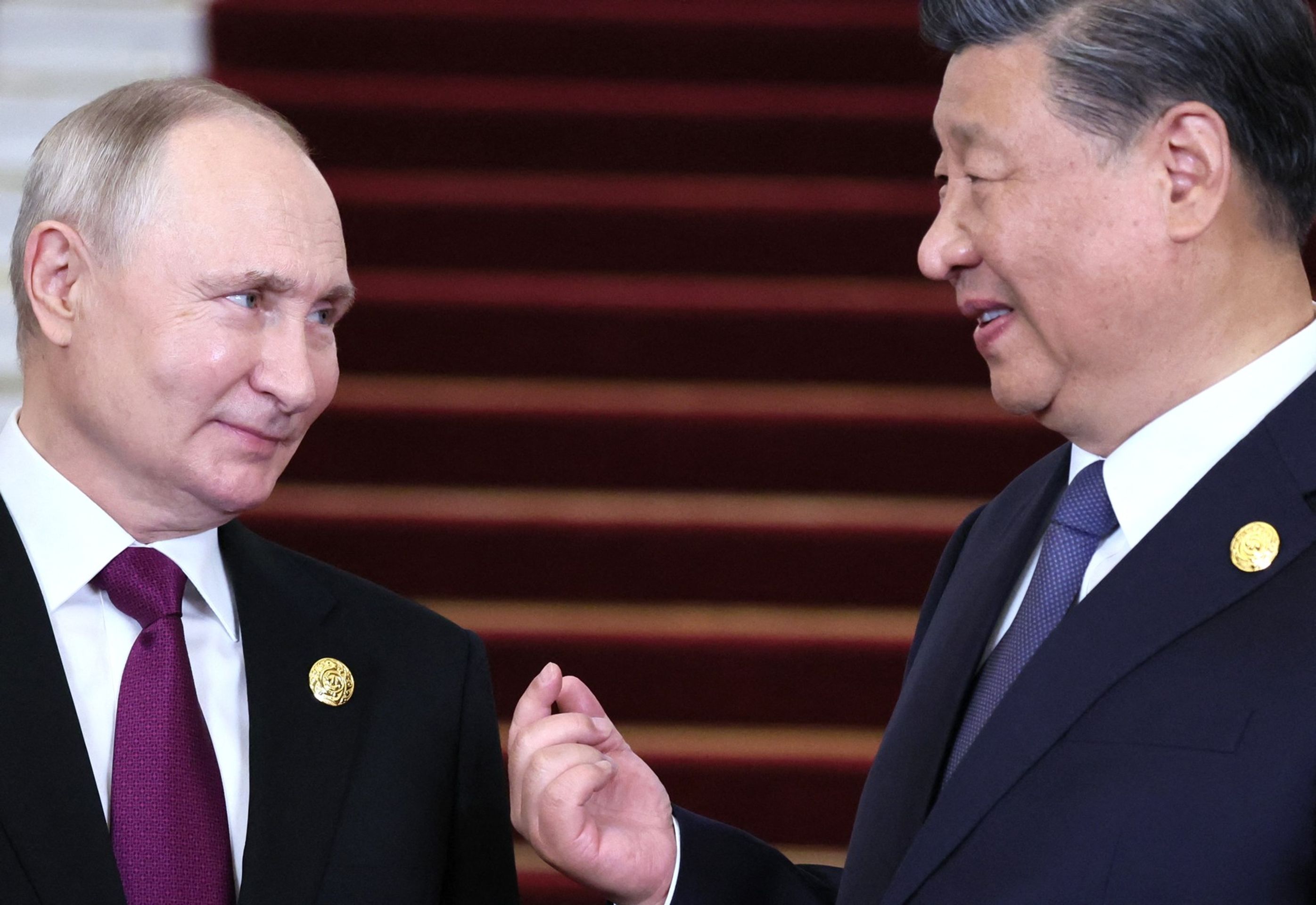 Si Ťin-pching a Vladimir Putin, 17. 10. 2023 Peking (2) - Mezinárodní summit v Číně (5/5)
