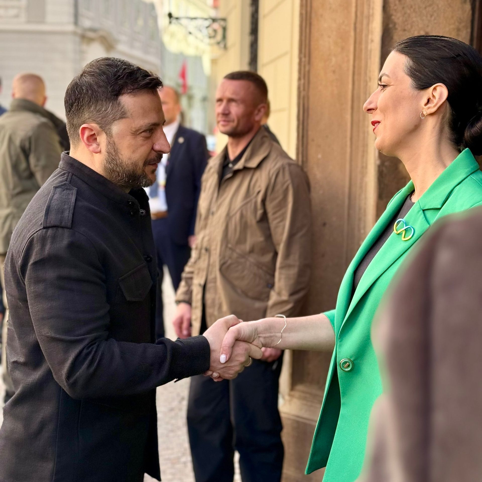 Setkání Volodymyra Zelenského a Markéty Pekarové Adamové, 5. 5. 2025 - Volodymyr Zelenskyj v Praze, 2025 (4/19)