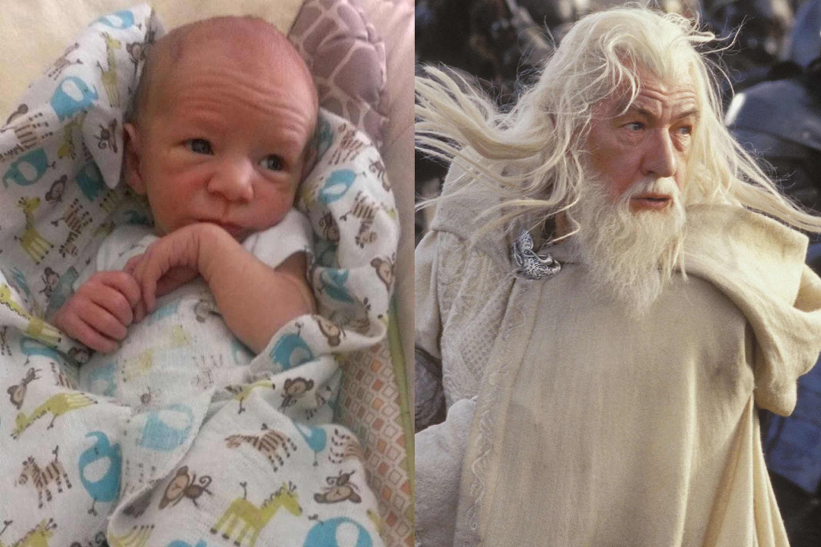 Gandalf z Pána prstenů - GALERIE: Děti, které vypadají jako celebrity (2/13)