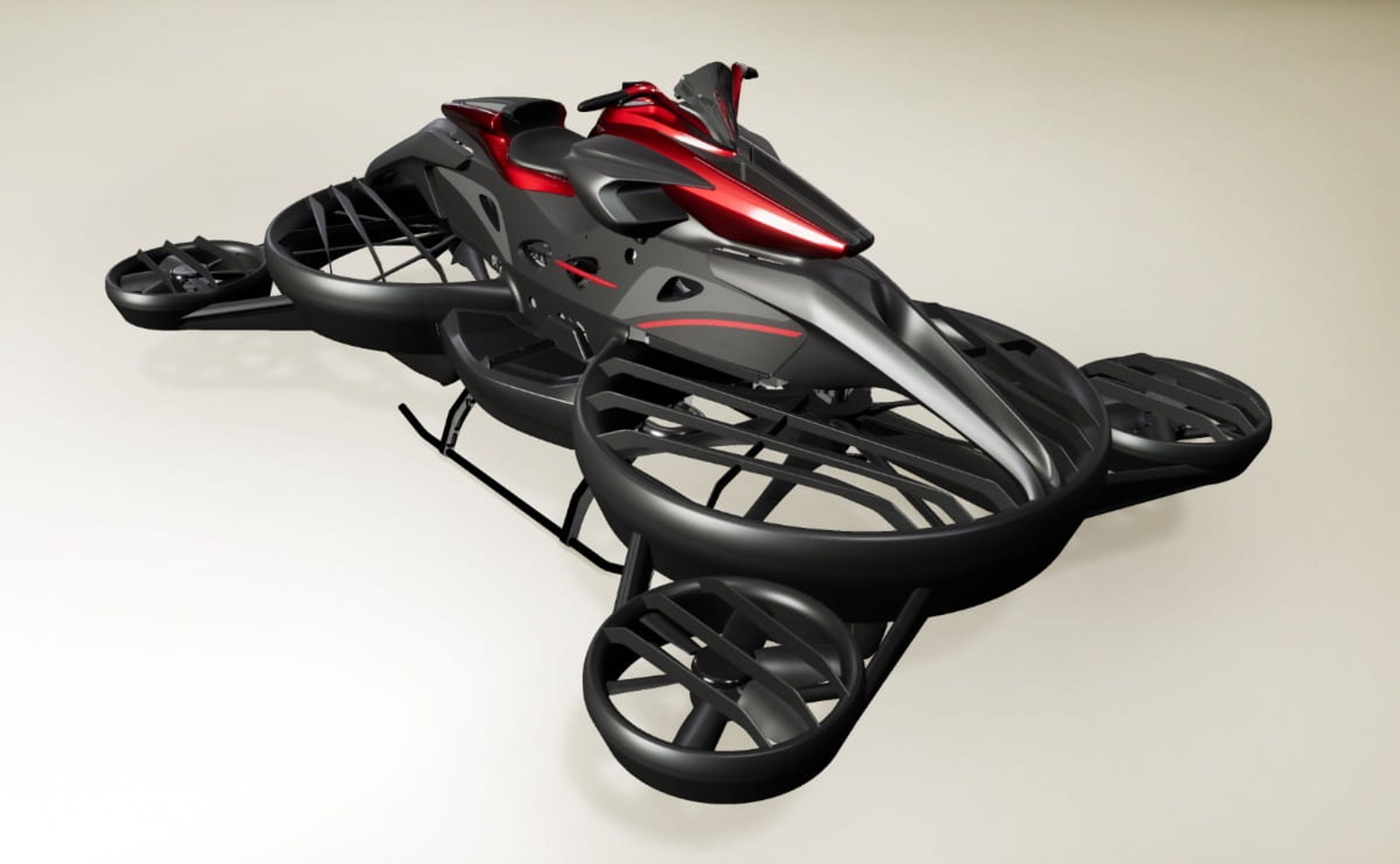 Japonský hoverbike XTurismo - Létající motorka z Japonska - hoverbike XTurismo (6/6)