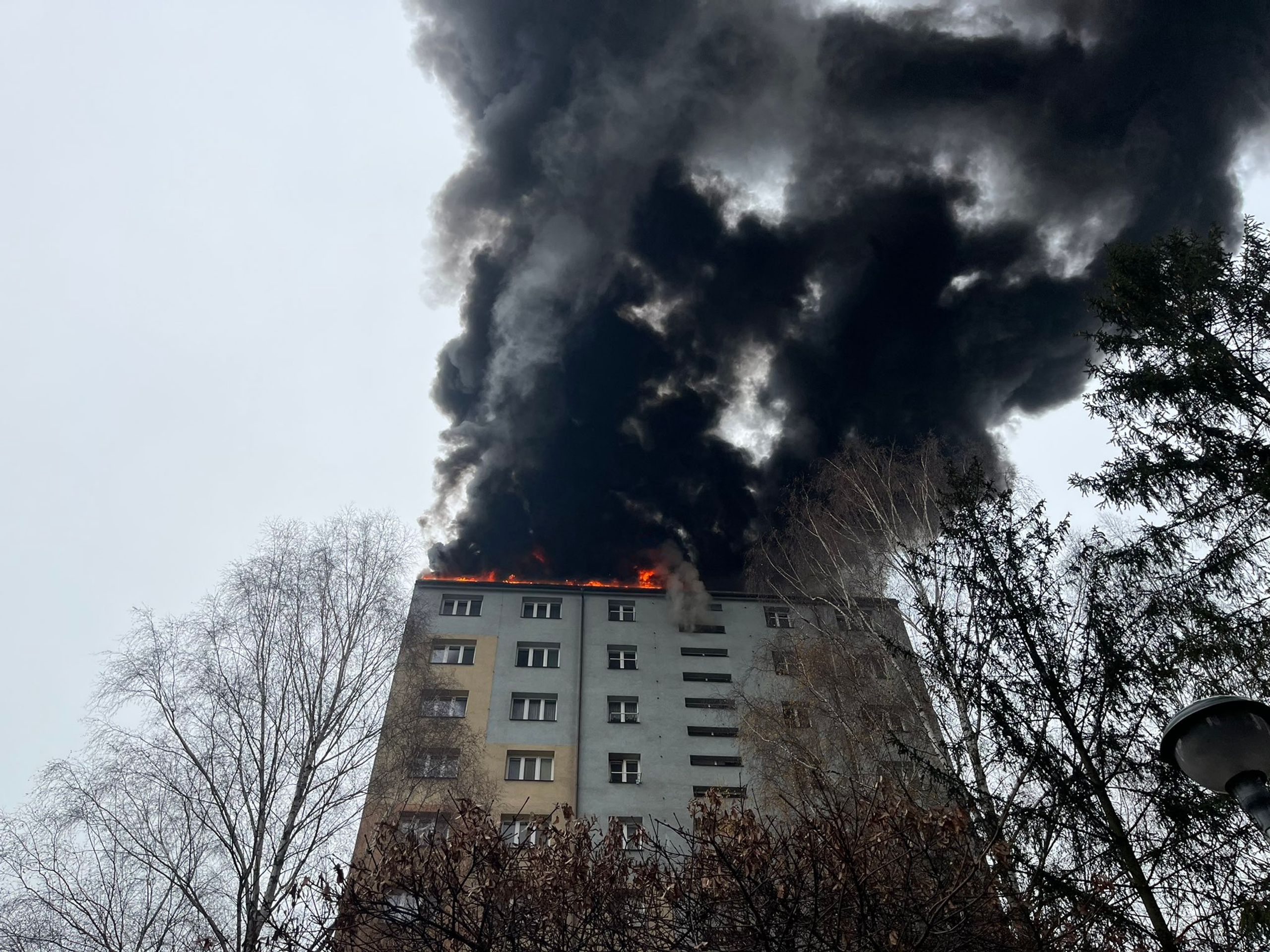 Požár v Českém Těšíně - Požár v Českém Těšíně (2/9)