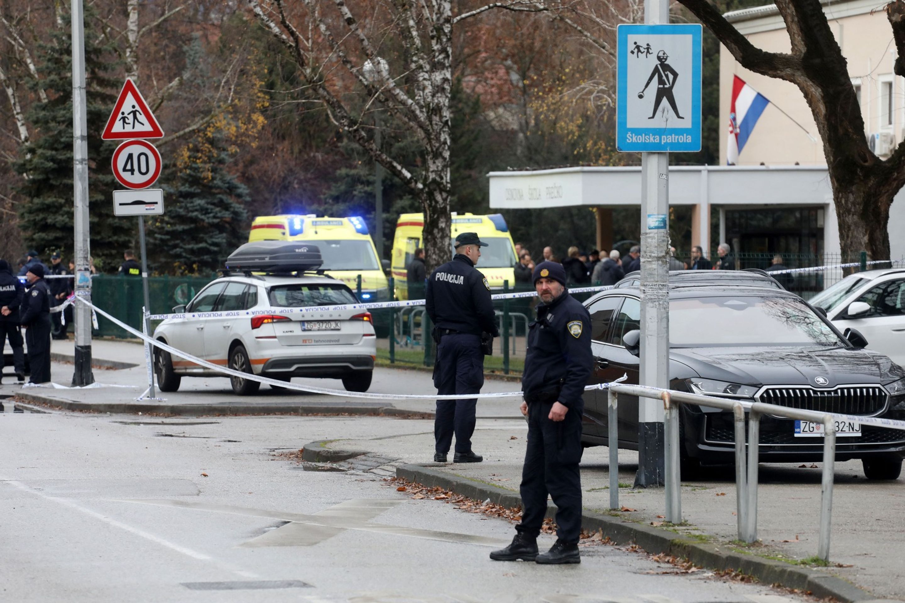 Útok nožem na základní škole v Záhřebu (1) - Útok nožem na základní škole v Záhřebu (4/4)