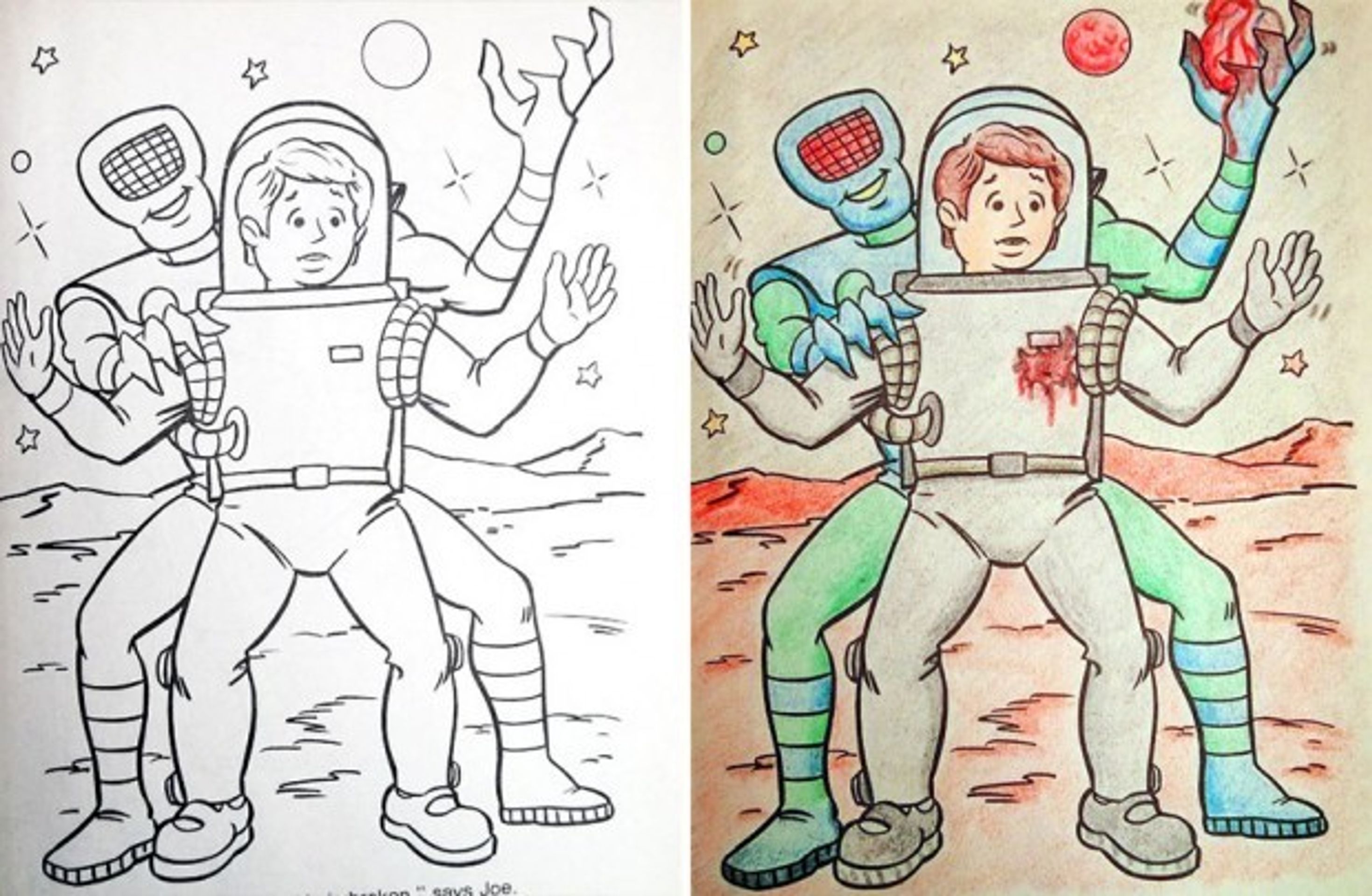 Když vezmou omalovánky do ruky dospělí - GALERIE: Když dospělí vezmou do ruky omalovánky (8/8)