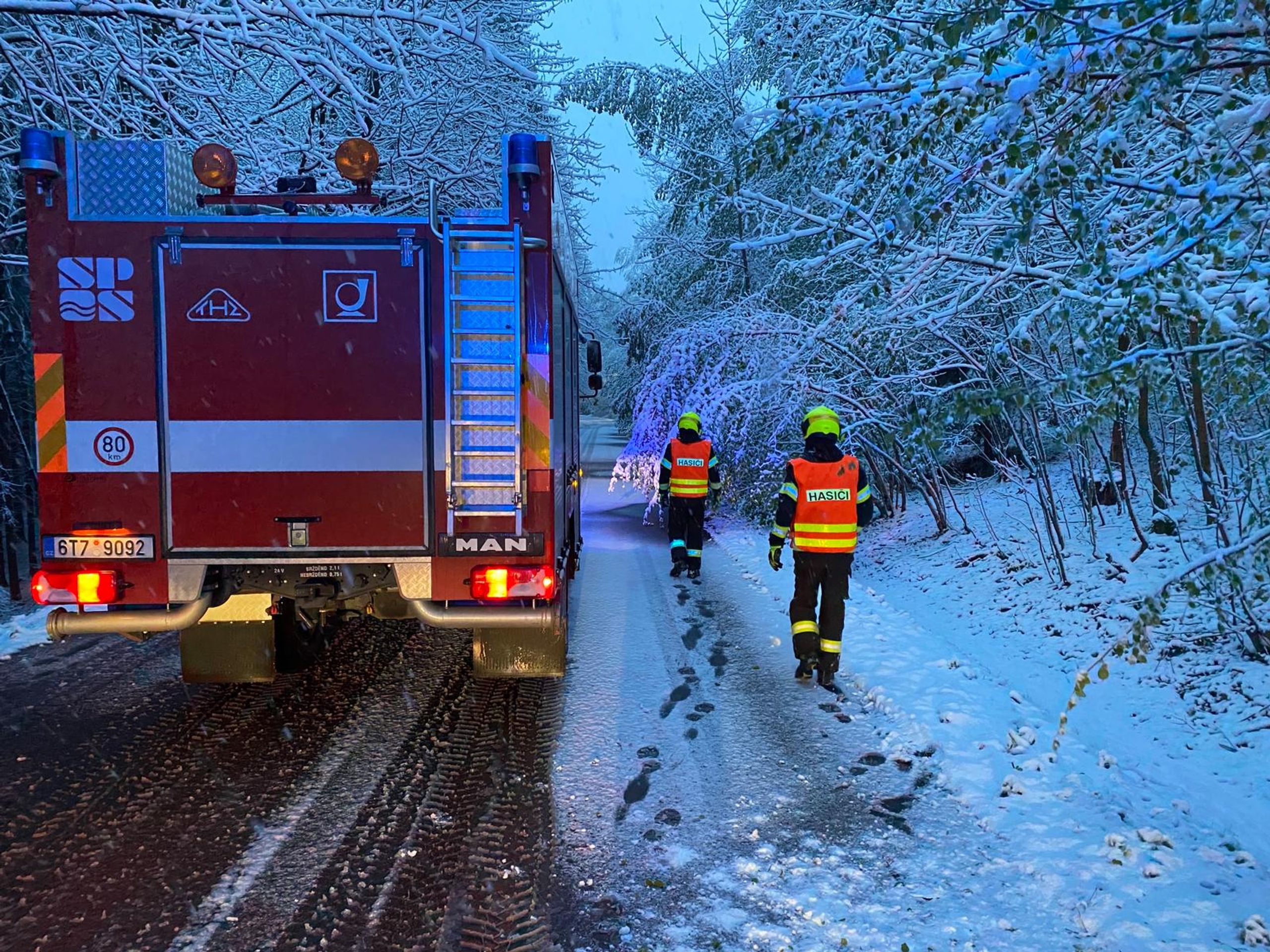 Kalamita v Moravskoslezském kraji - Sněhová kalamita v Česku (15/22)