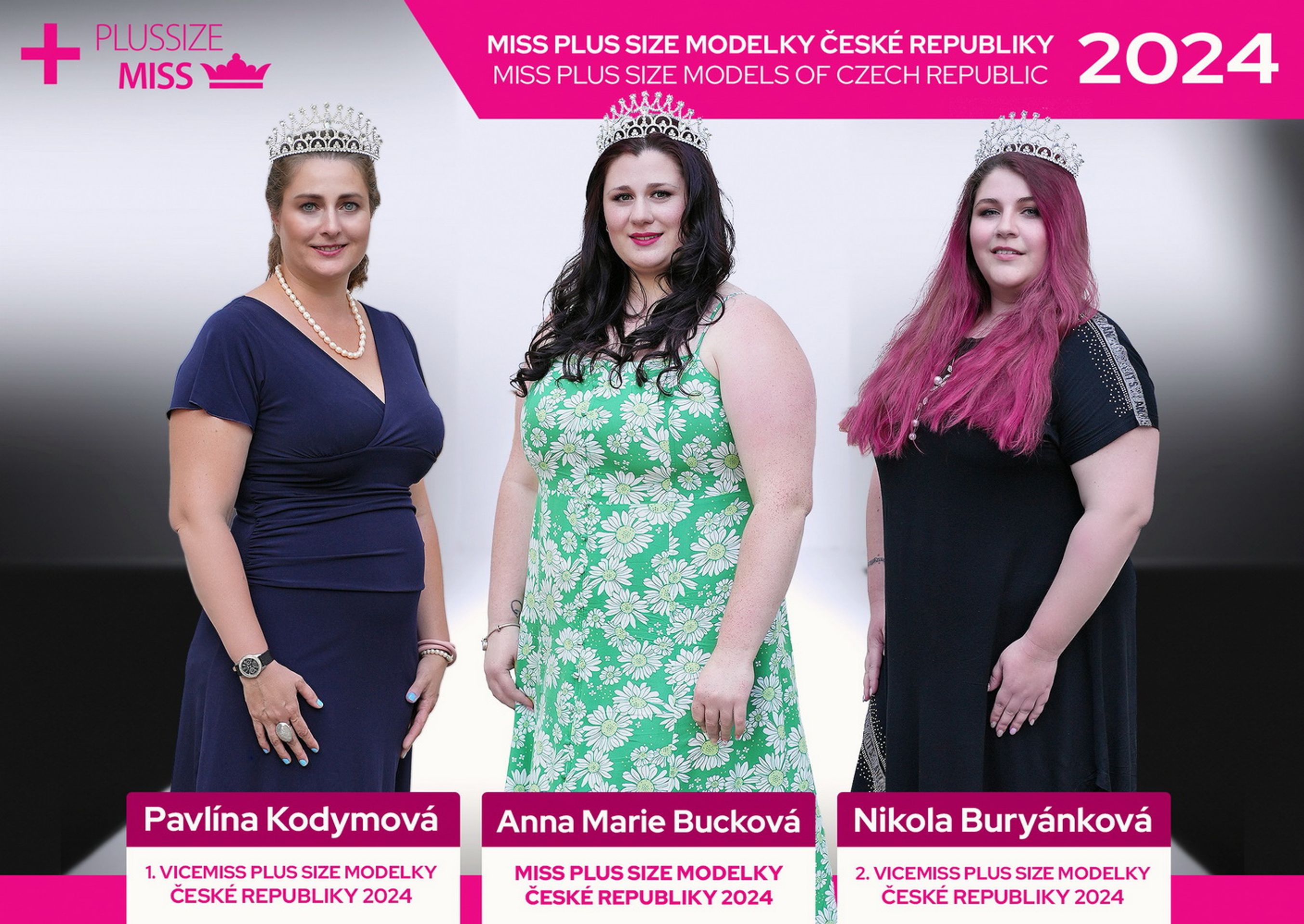 Vítězky - Miss Plus Size Modelky ČR 2024 (4/5)