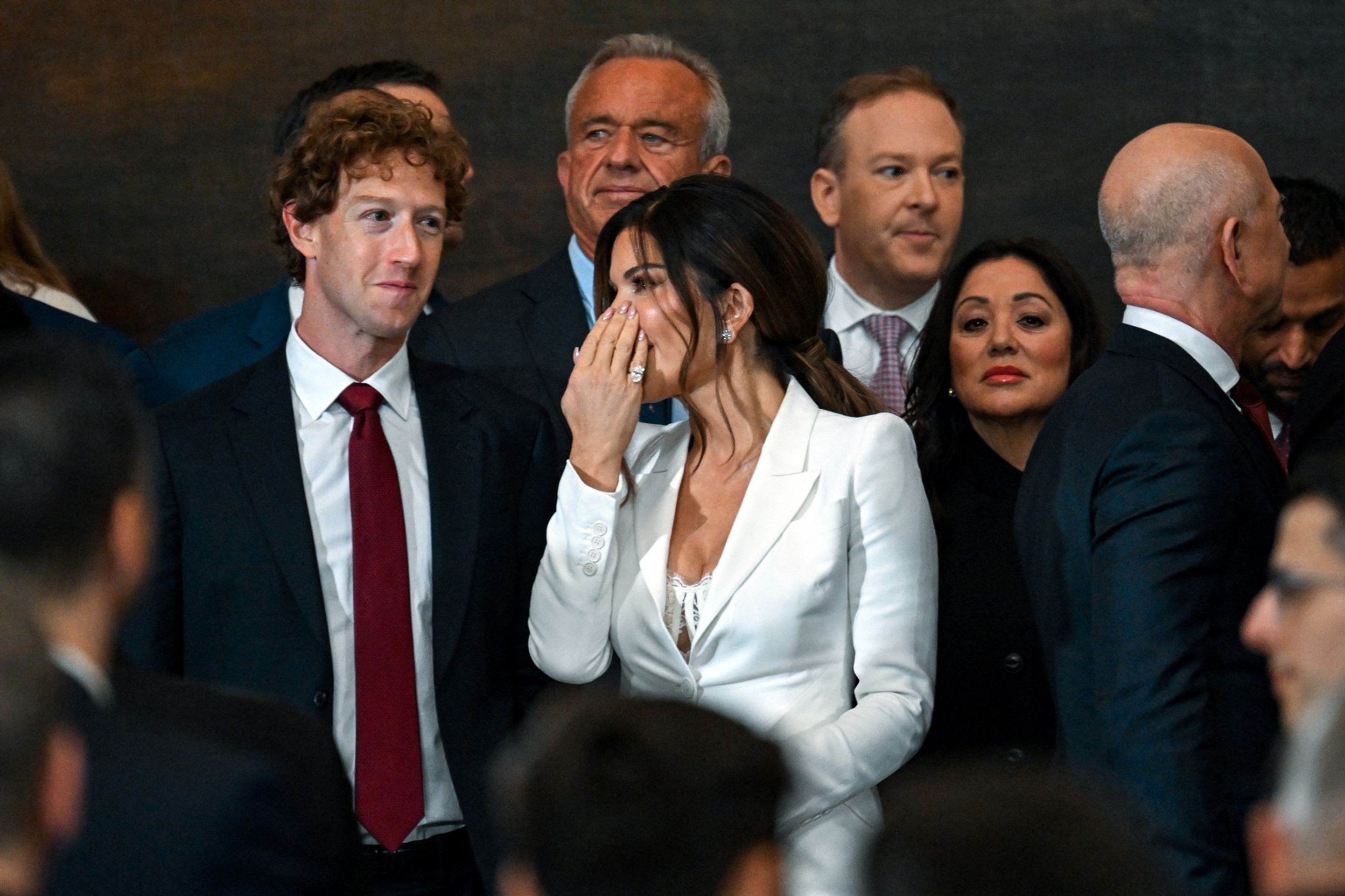 Mark Zuckerberg na inauguraci Donalda Trumpa - Inaugurace Donalda Trumpa (9/14)