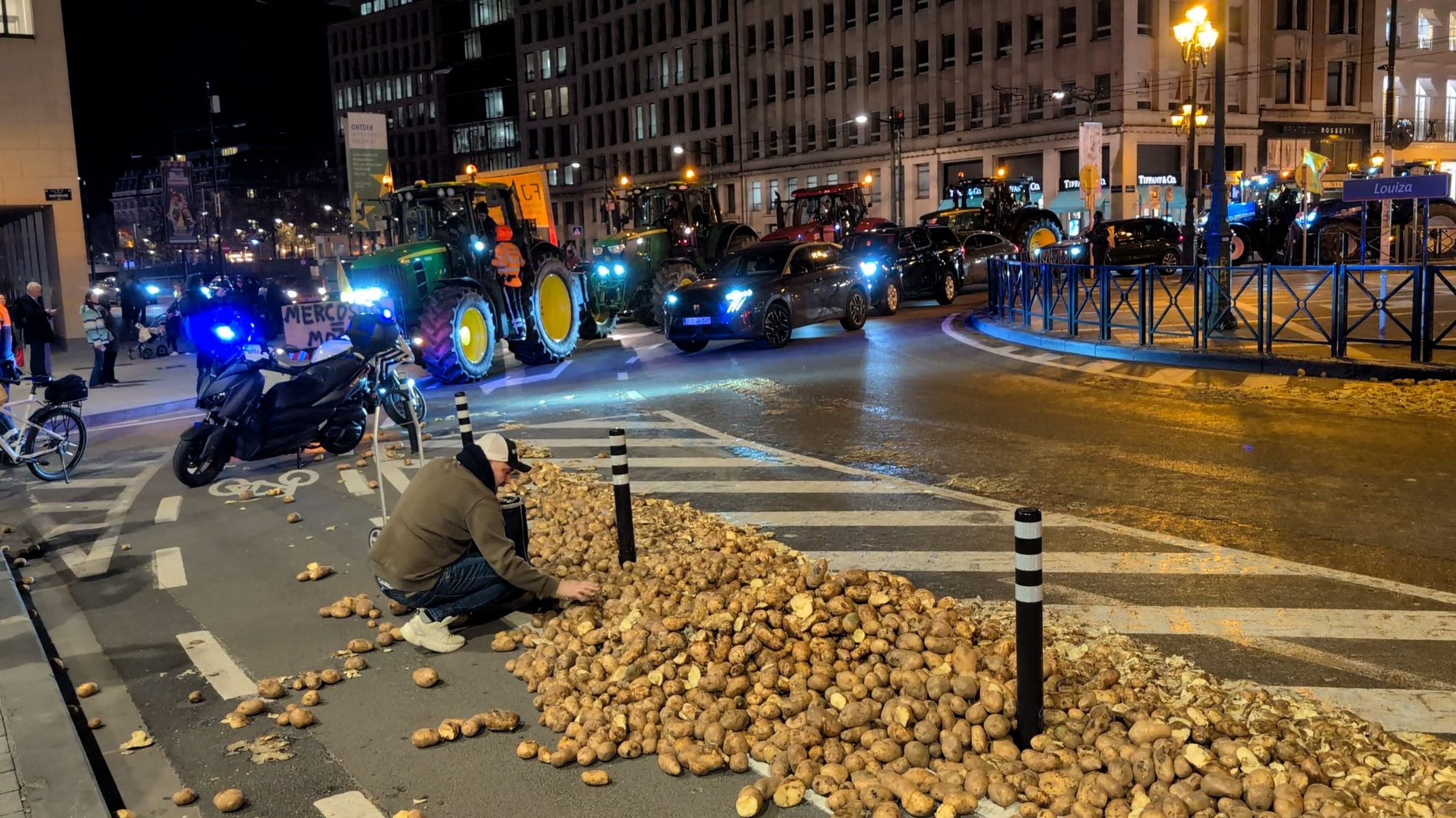 Protesty zemědělců v Bruselu - Protesty zemědělců v Bruselu (6/15)