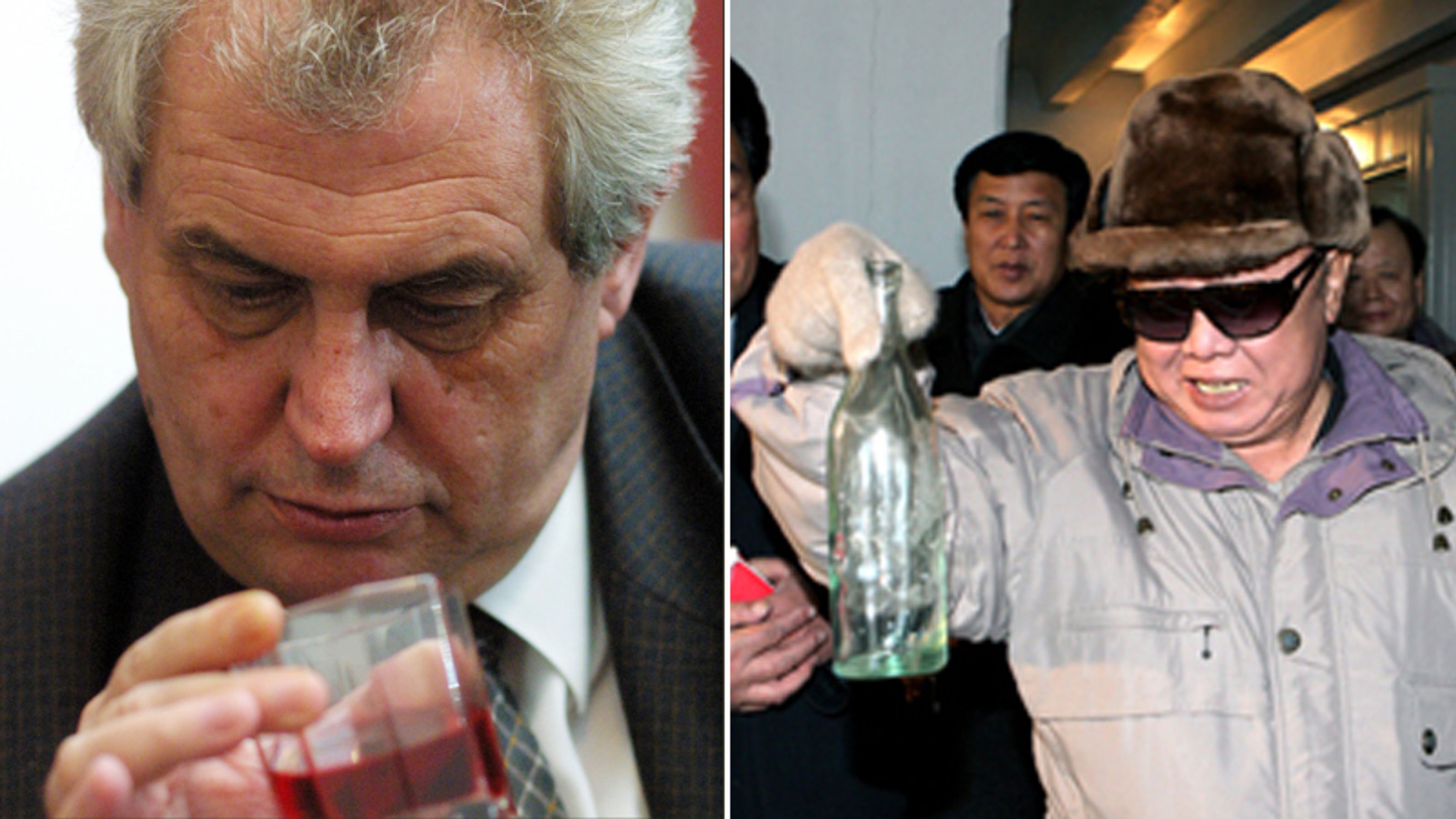 Zeman, Kim_6 - Miloš Zeman a Kim Čong-il se dívají na... (6/9)