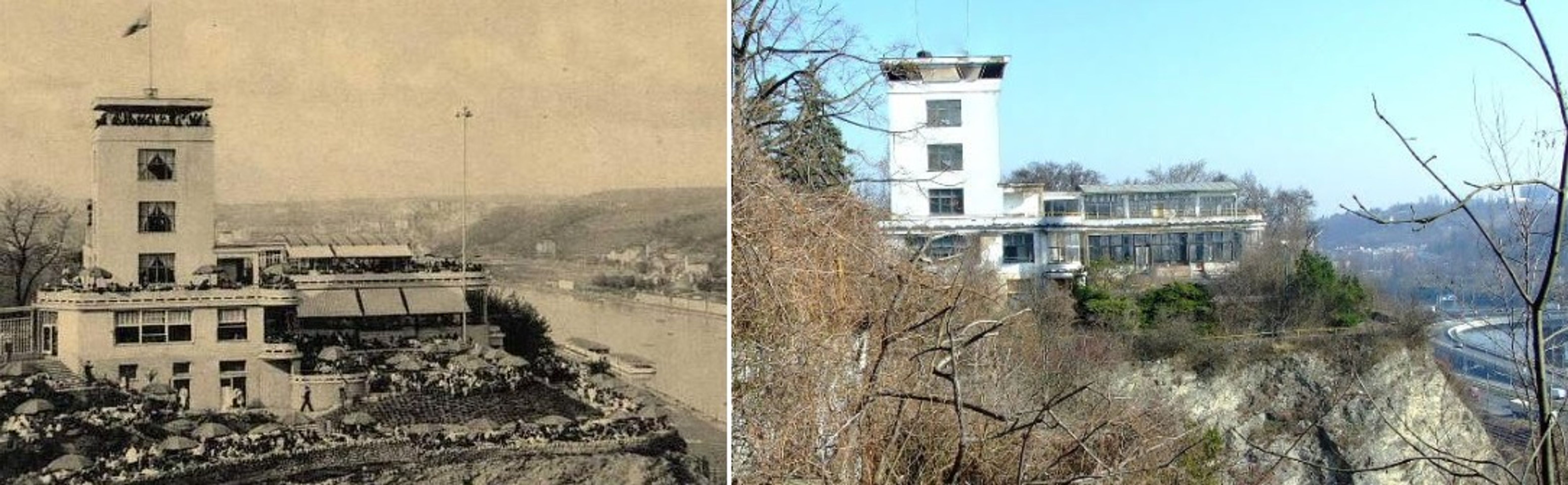 Praha dříve a dnes - Terasy na Barrandově - GALERIE: Praha dříve a dnes (17/23)