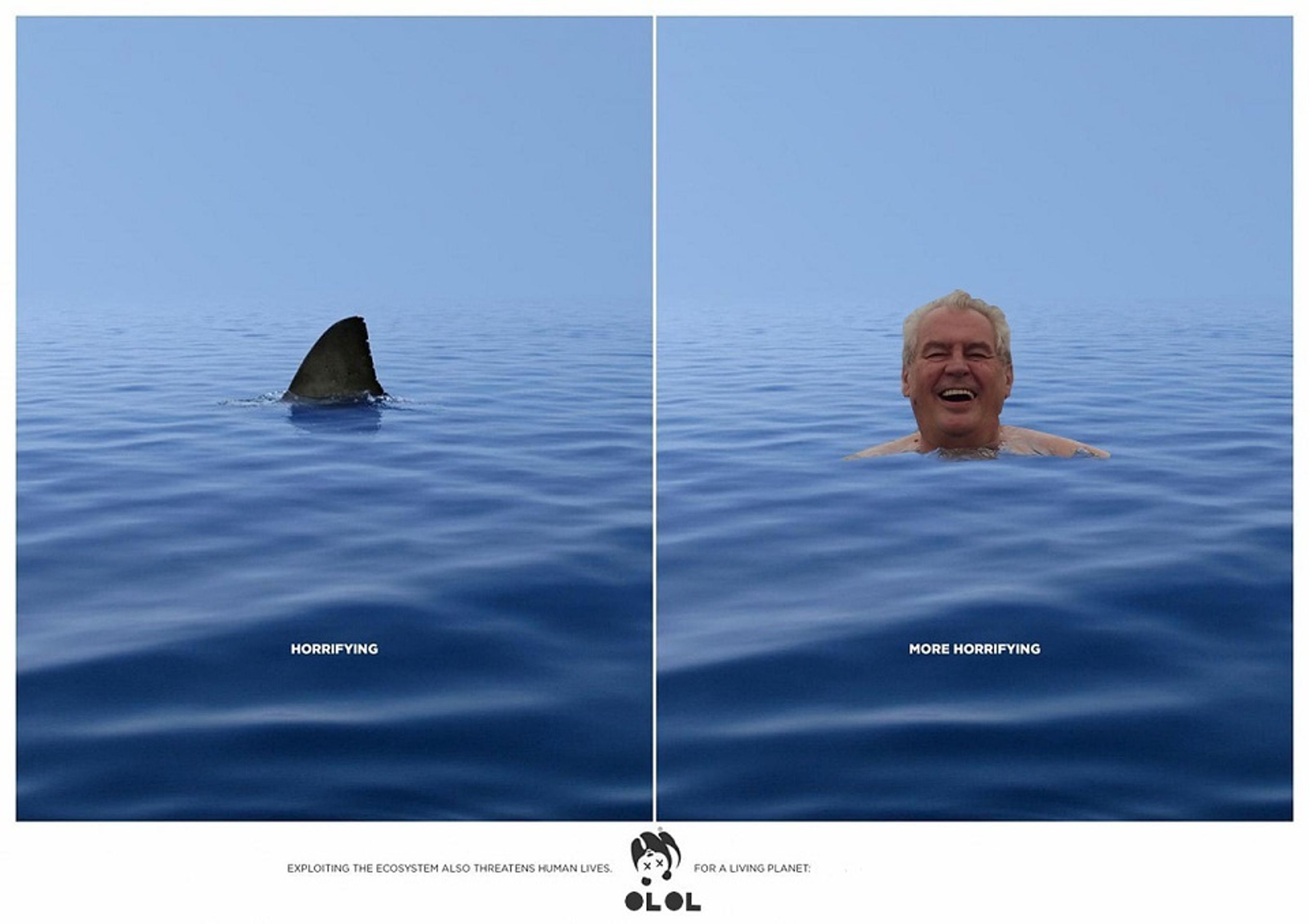 Zemanovy karikatury - 16 - GALERIE: Miloš Zeman a moře... a lidová tvořivost (1/24)