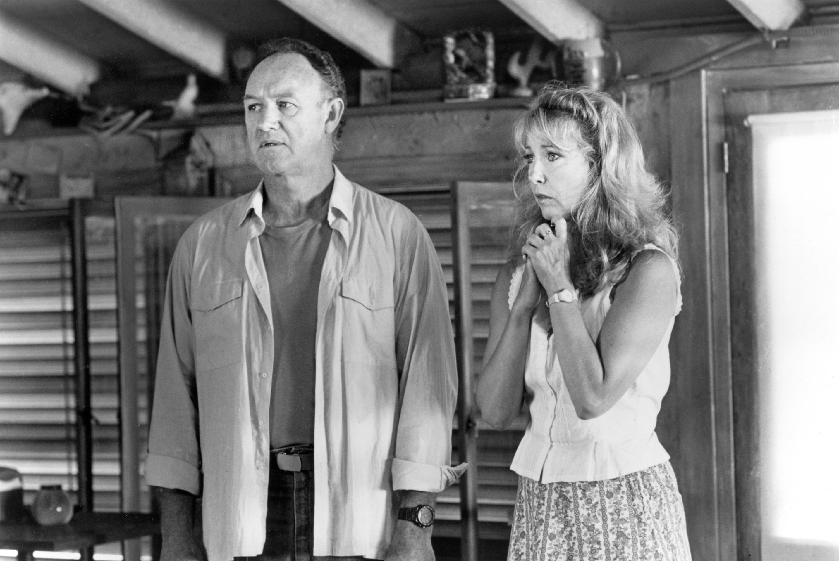 Teri Garrová a Gene Hackman ve filmu Úplněk v modré vodě, 1988 - Gene Hackman (8/11)