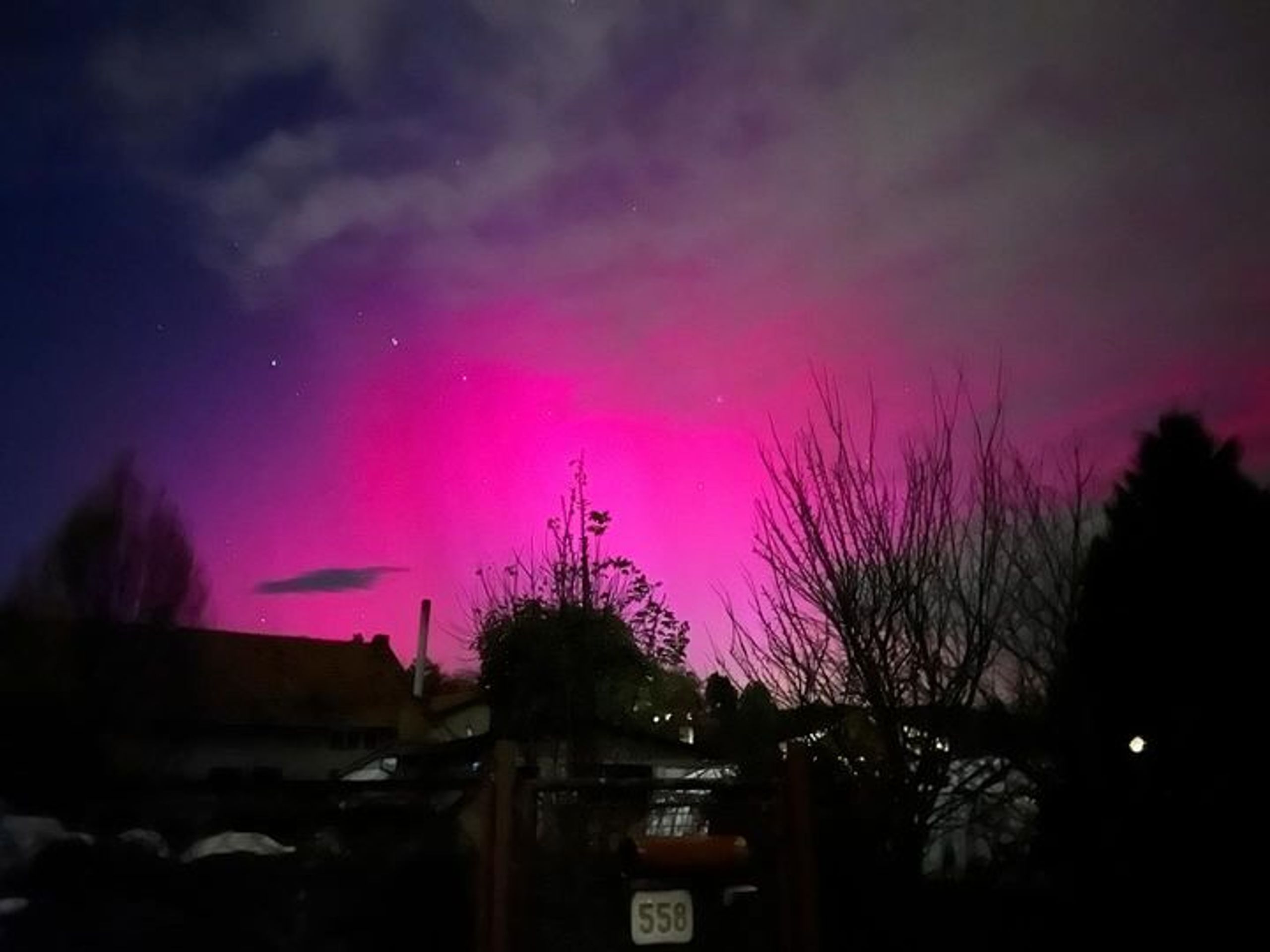 Polární záře na Českem, Bílovice nad Svitavou - Polární záře nad Českem (2/21)