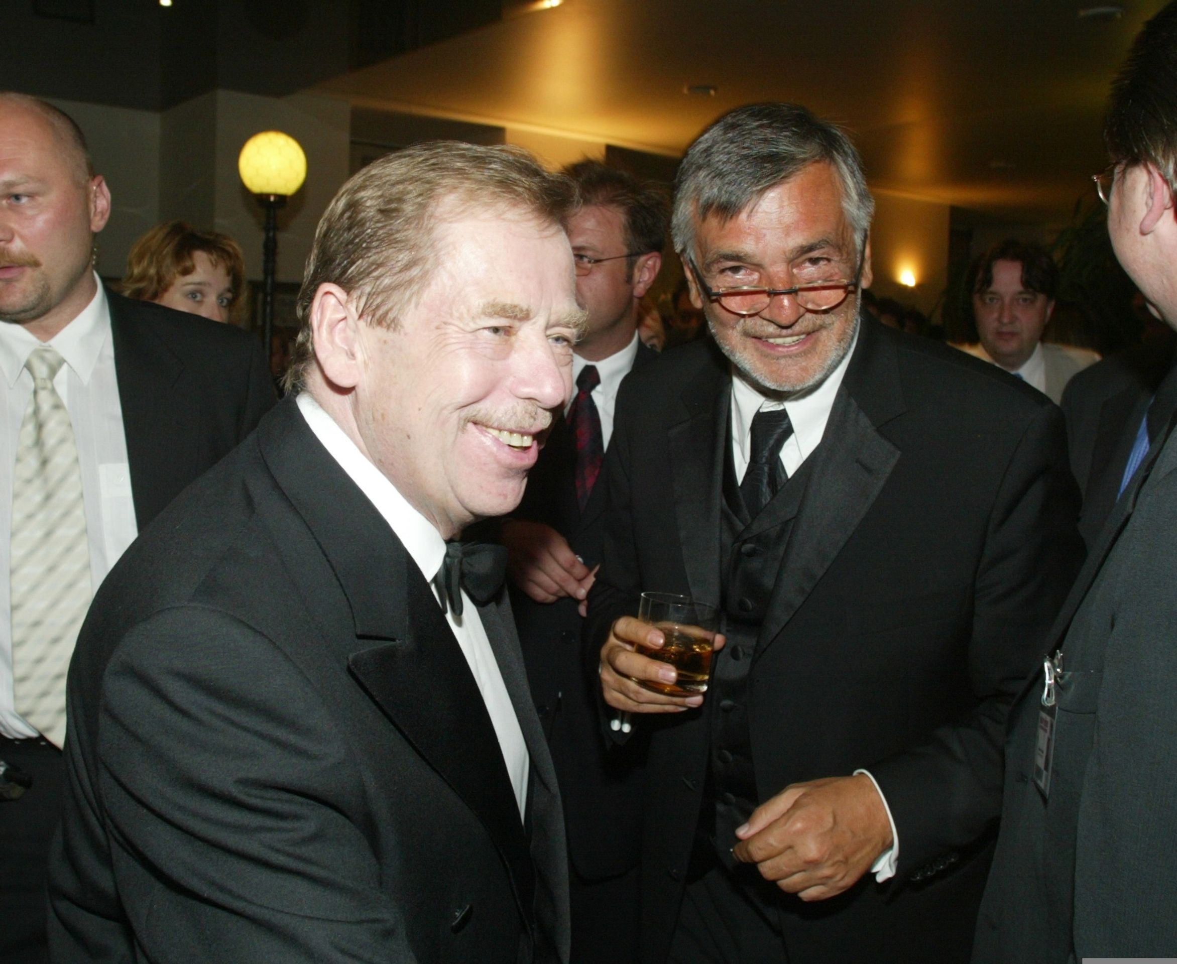 Václav Havel a Jiří Bartoška, 14. 7. 2002 Malik David CNC - Jiří Bartoška (14/14)