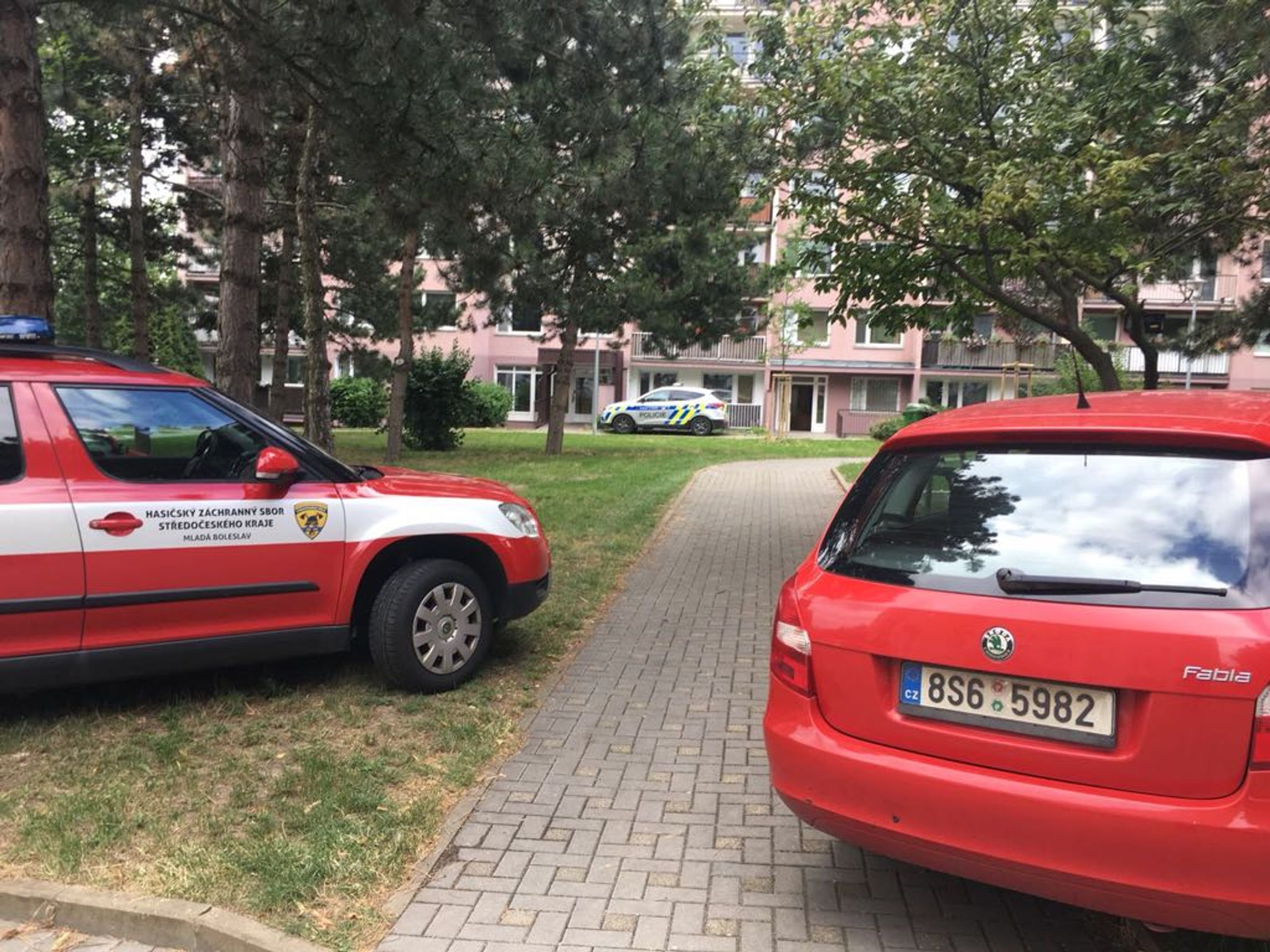 Smrt dítěte v Čelákovicích 3 - GALERIE: V Čelákovicich došlo k úmrtí dítěte (3/5)