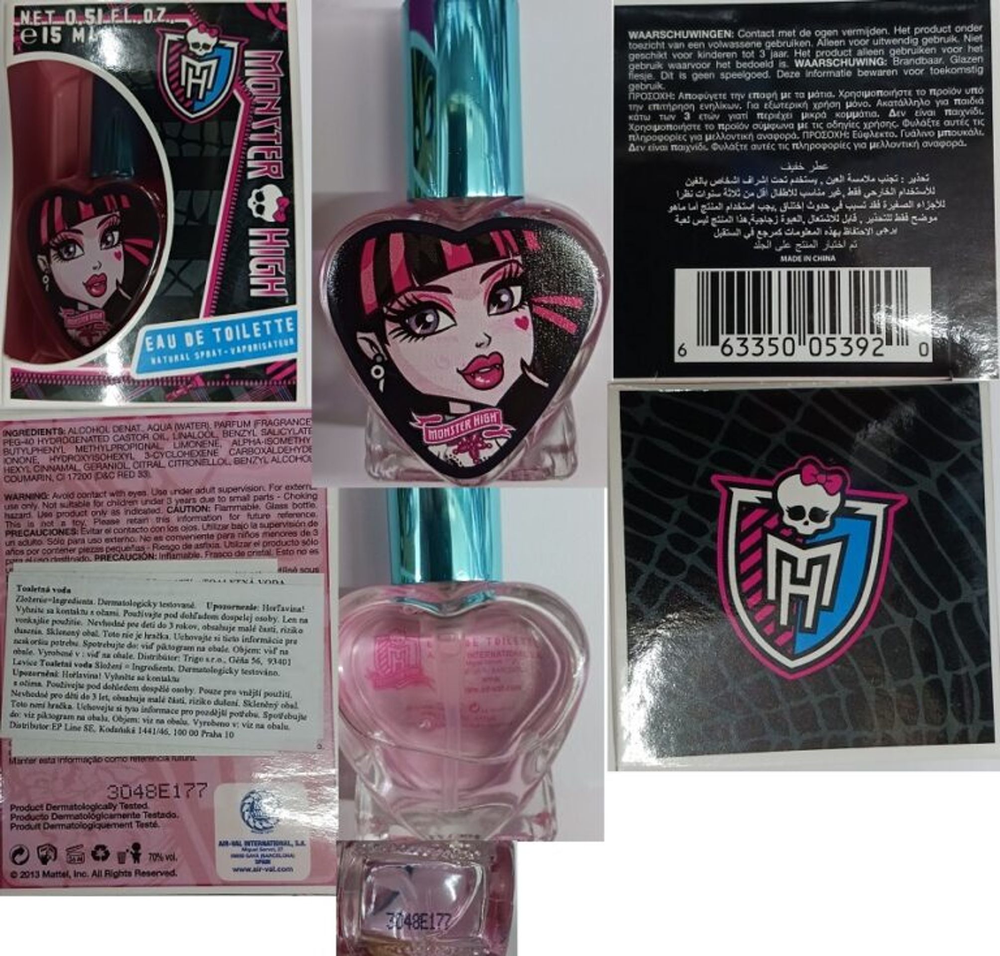 Zdraví nebezpečná toaletní voda MONSTER HIGH - Zdraví nebezpečná kosmetika (1/4)