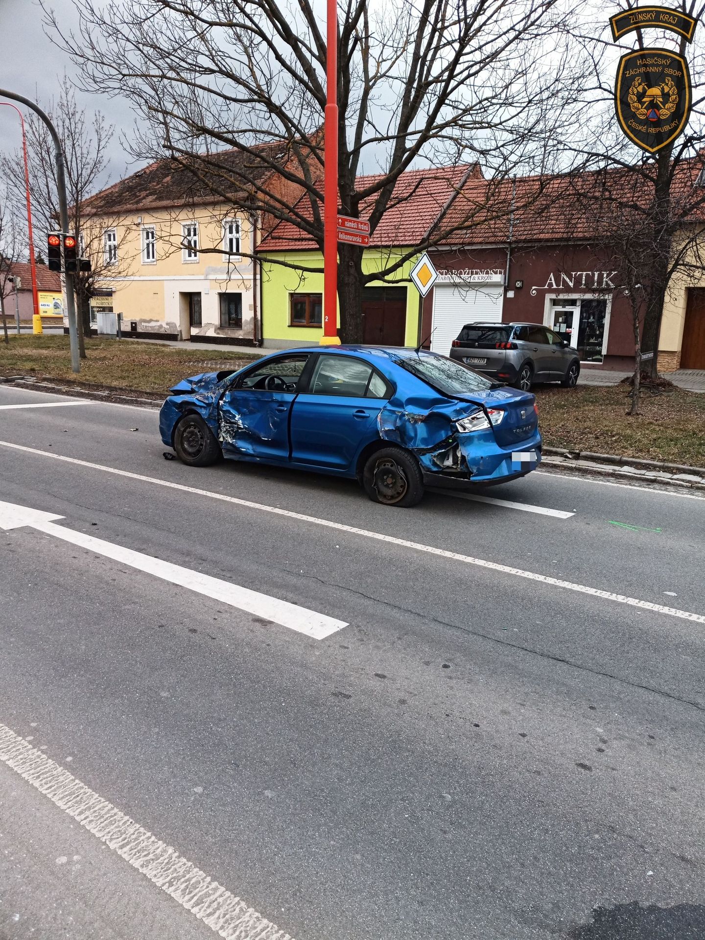 Nehoda hasičů na Uherskohradišťsku - Nehoda hasičů na Uherskohradišťsku (2/3)