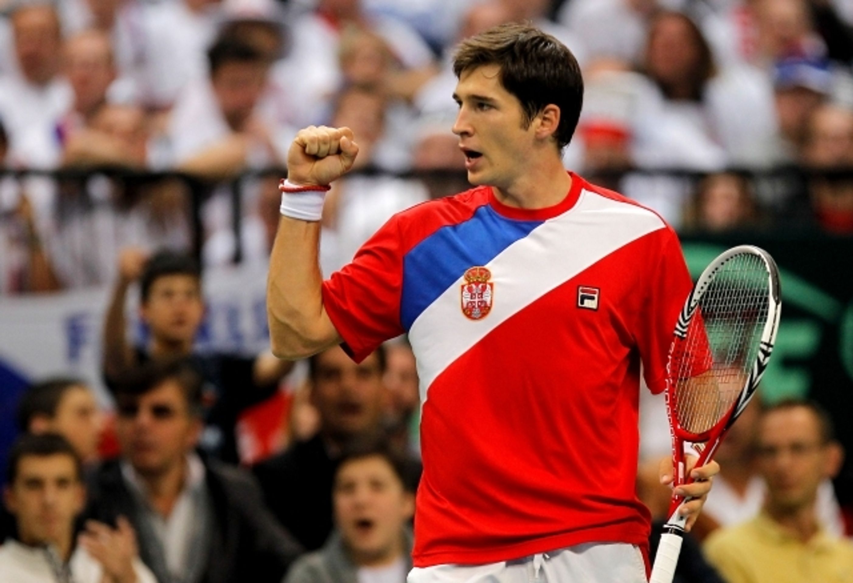 Berdych - Lajovič - 2 - GALERIE: První den finále finále Davis Cupu (11/12)