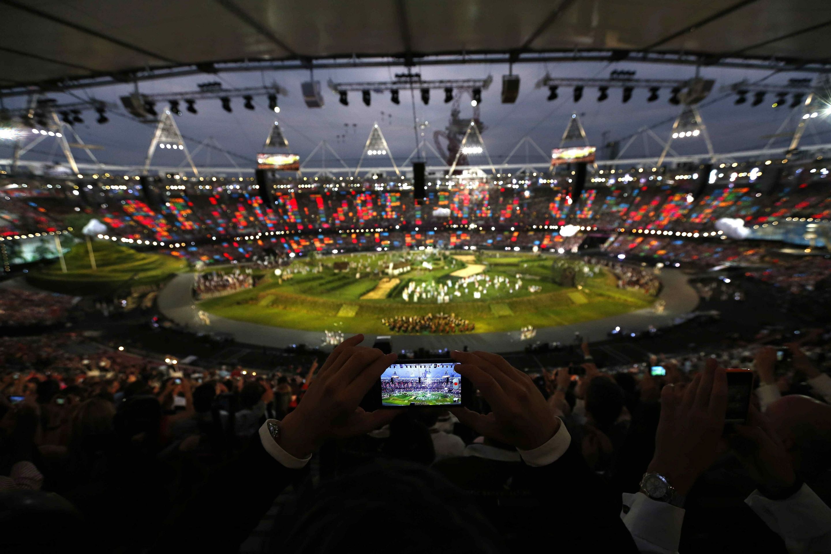Slavnostní zahájení XX. letních olympijských her v Londýně - 8 - Slavnostní zahájení olympijských her (31/42)