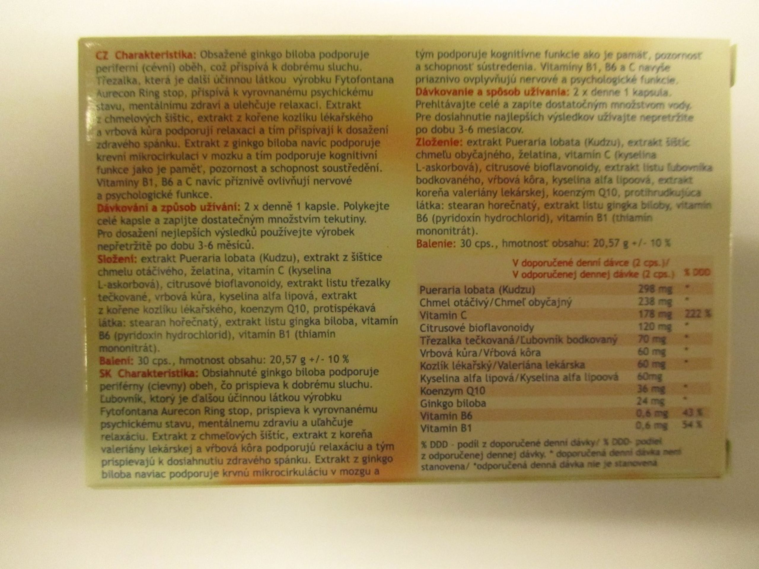 Potravinářská inspekce zakázala doplněk stravy téměř bez vitamínů - 2 - GALERIE: Potravinářská inspekce zakázala doplněk stravy téměř bez vitamínů (2/4)