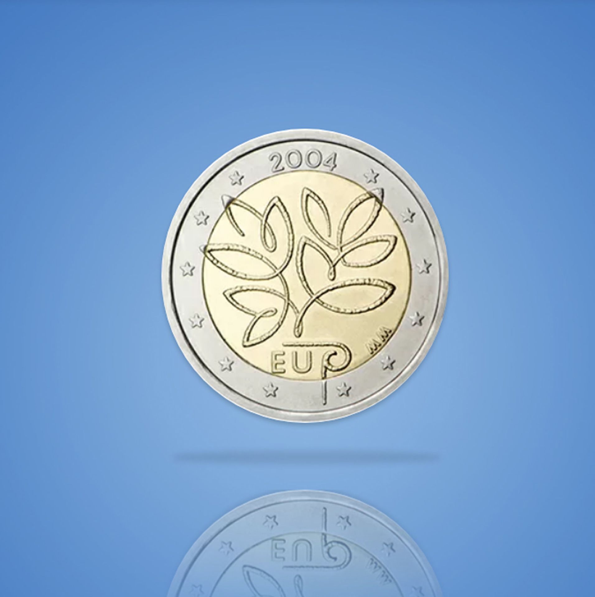 2 € Finsko - mince z roku 2004 - Vzácné mince (1/4)