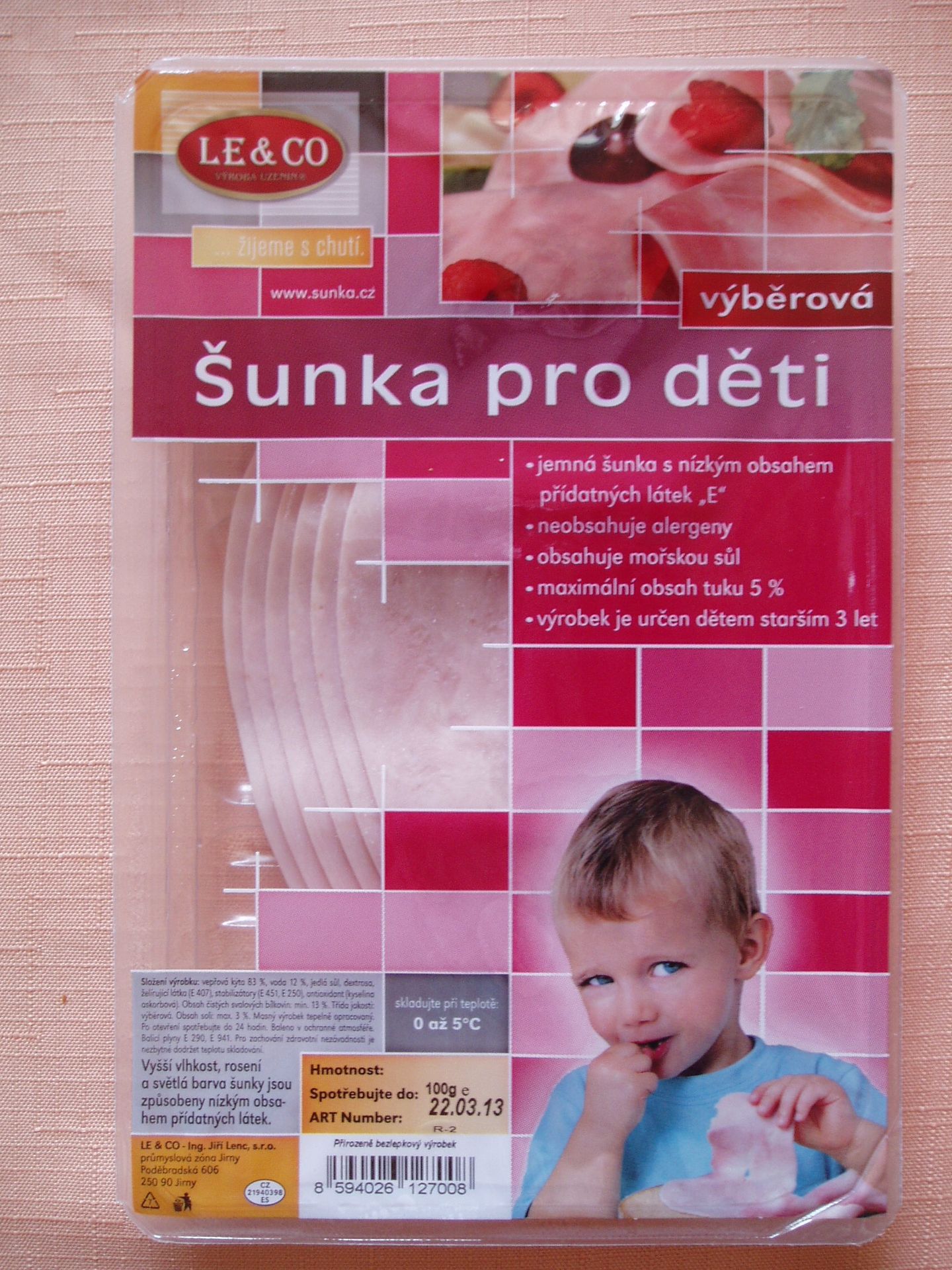 Šunka - Balené dušené šunky (3/9)