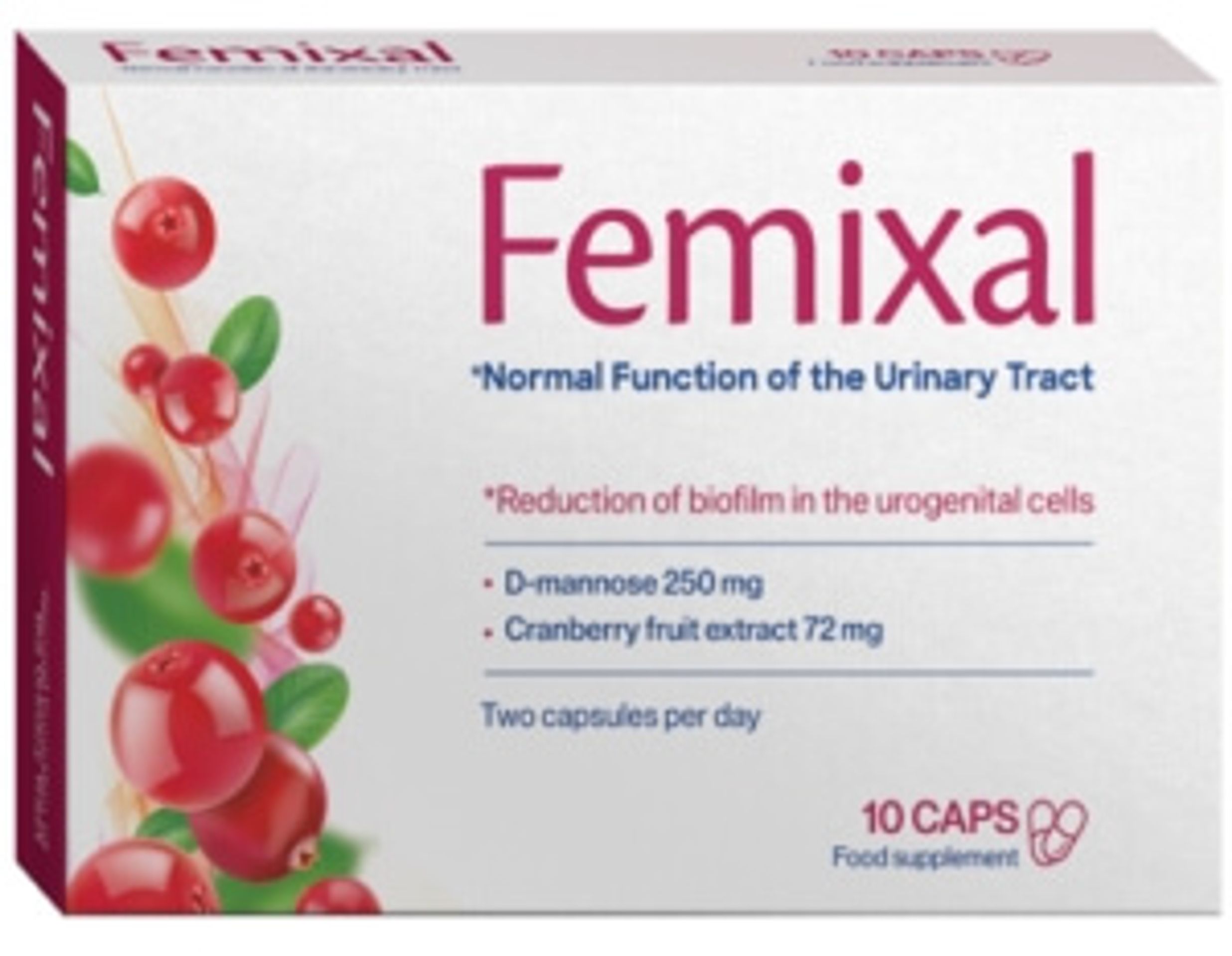 FEMIXAL, 10 kapslí - MZ ČR – klamavé výrobky (9/22)