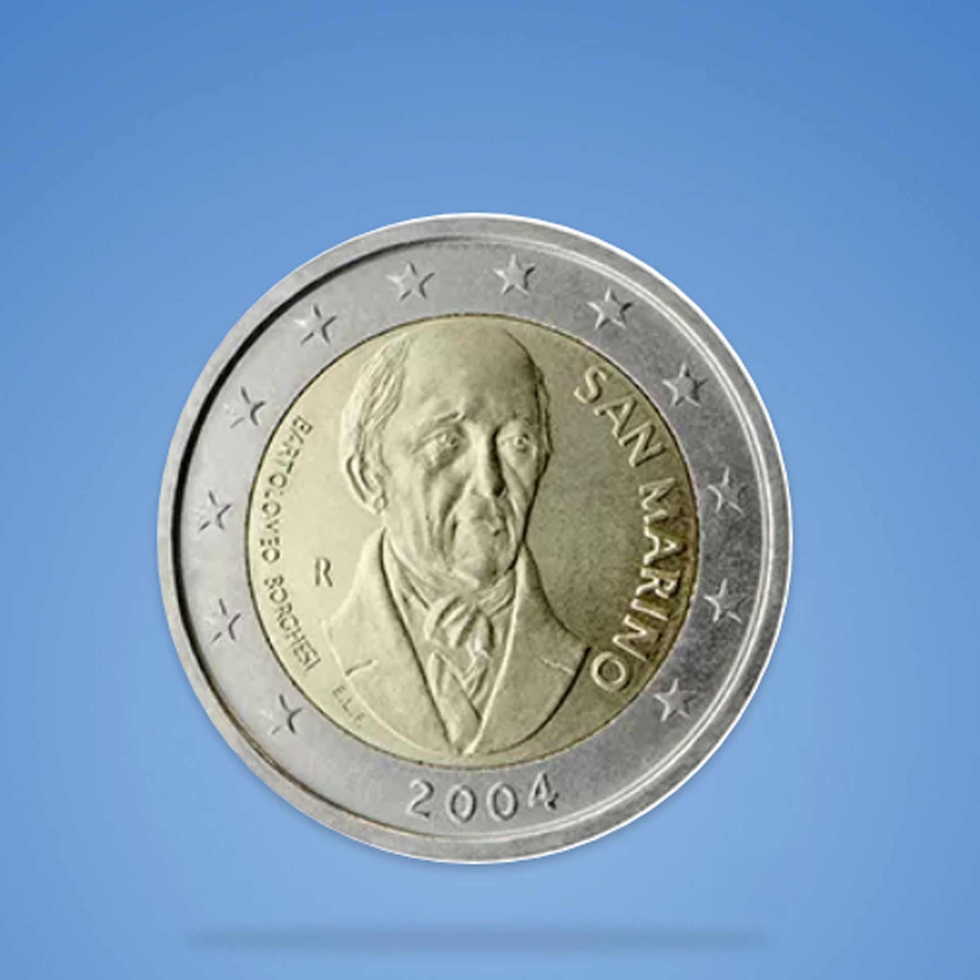 2 € San Maríno – mince z roku 2004 - Hodnotné 2€ mince (8/12)
