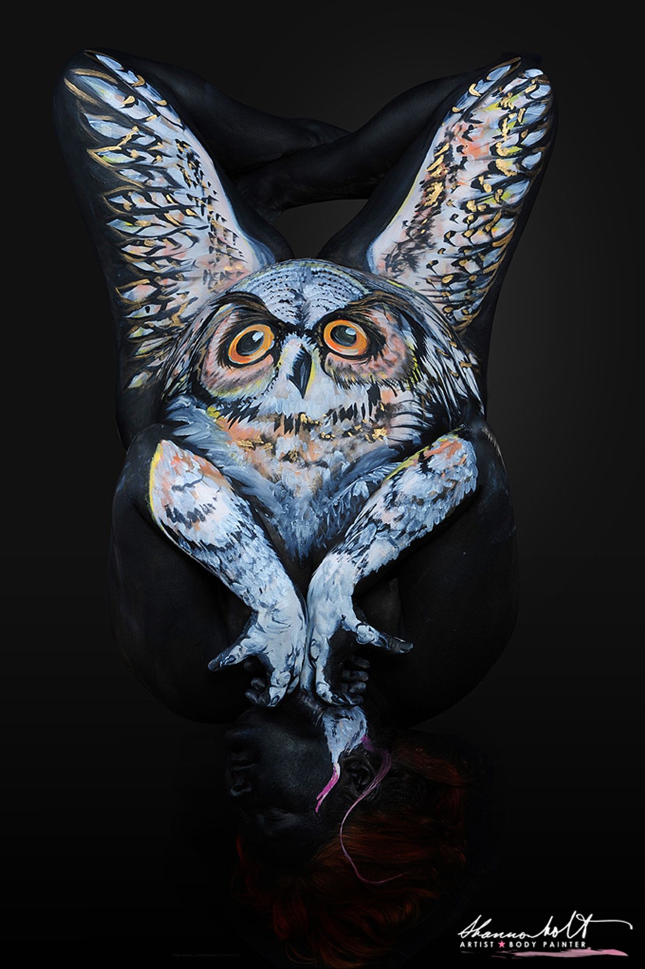 Body Painting - 9 - GALERIE: Zvířata na lidském těle (9/9)