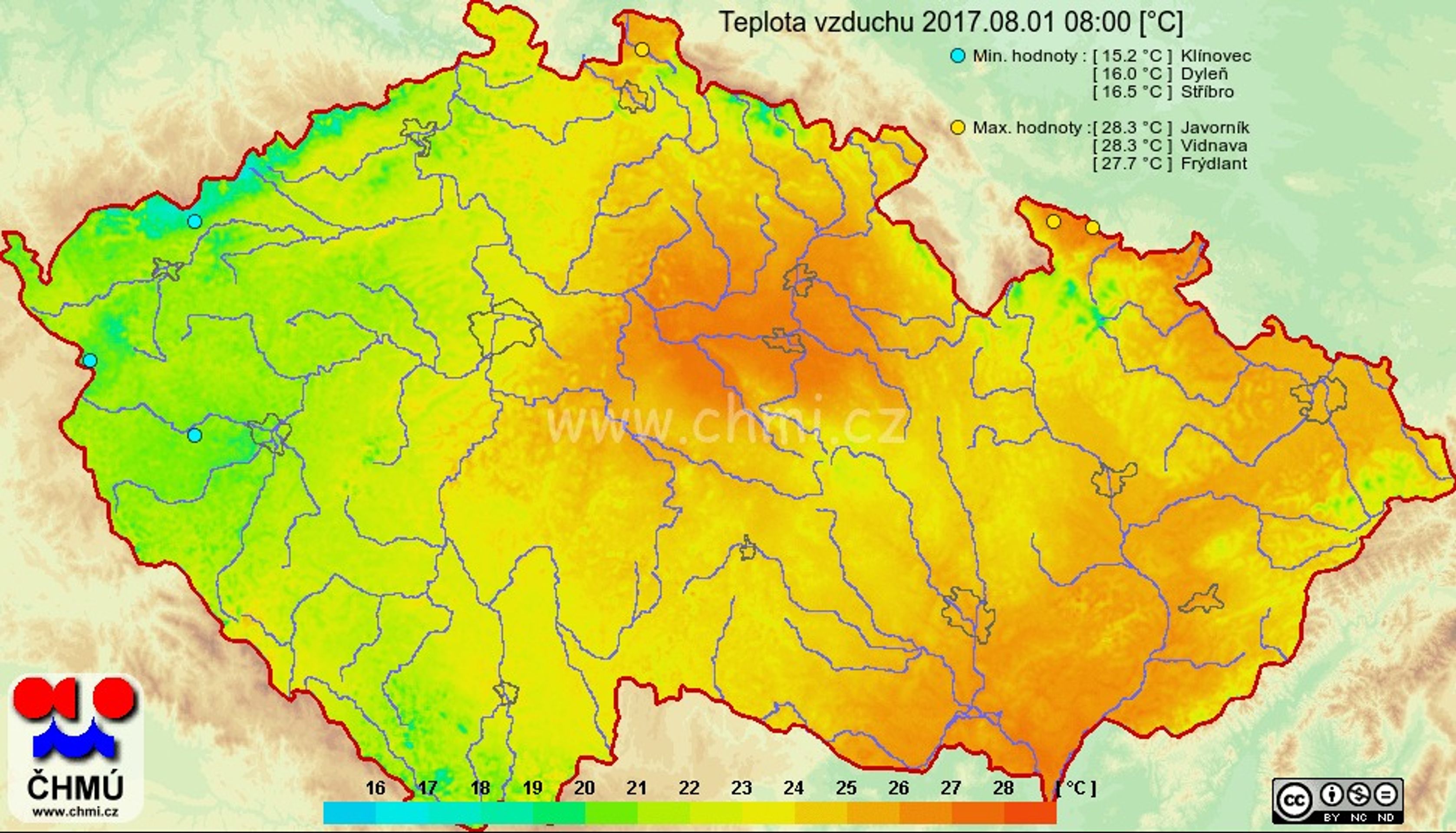 Jak se rozpálilo Česko 1.8.2017 - 8:00 - GALERIE: Jak se rozžhavilo Česko (2/10)