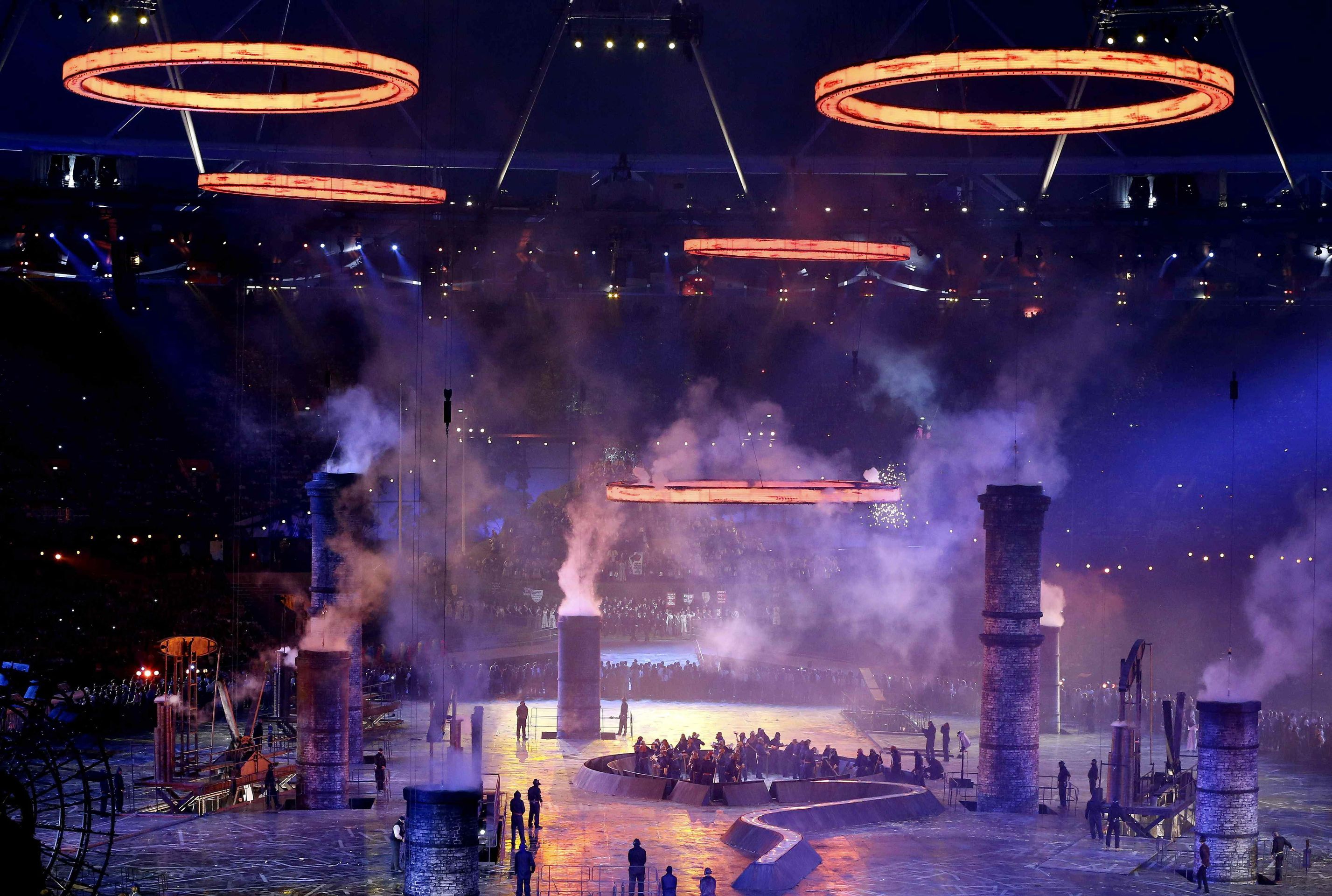 Slavnostní zahájení XX. letních olympijských her v Londýně - 14 - Slavnostní zahájení olympijských her (25/42)