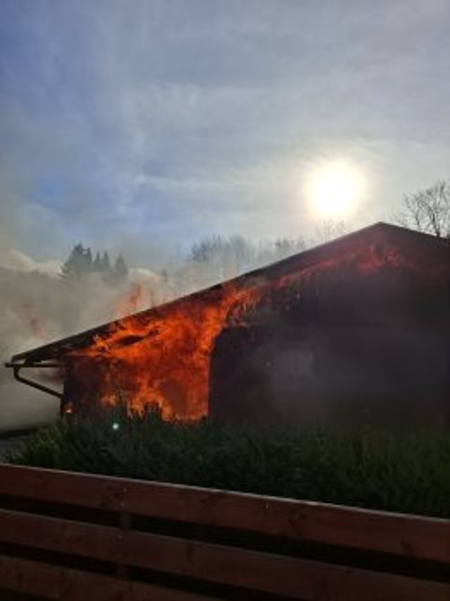Požár chaty v Horní Lipové - Požár chaty v Horní Lipové (2/4)