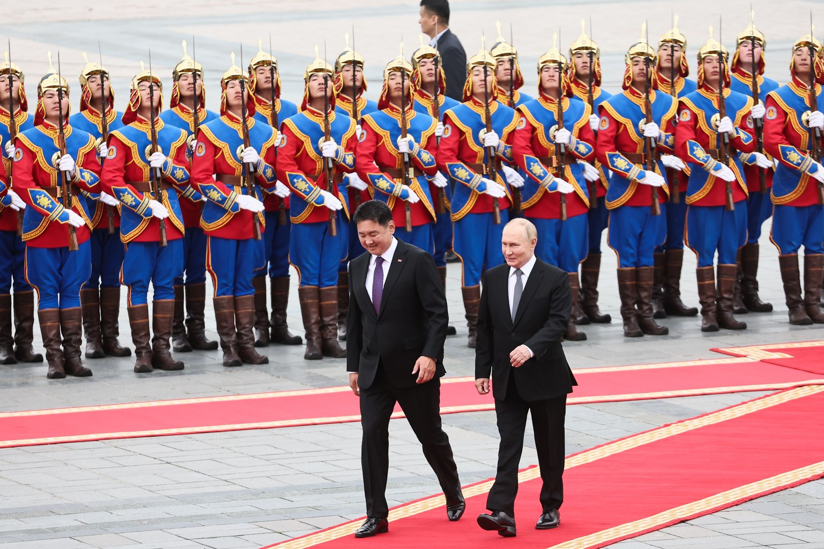 Prezidenti Vladimir Putin a Uchnágín Chürelsüch, 3. 9. 2024 - Vladimir Putin na návštěvě Mongolska (2/3)